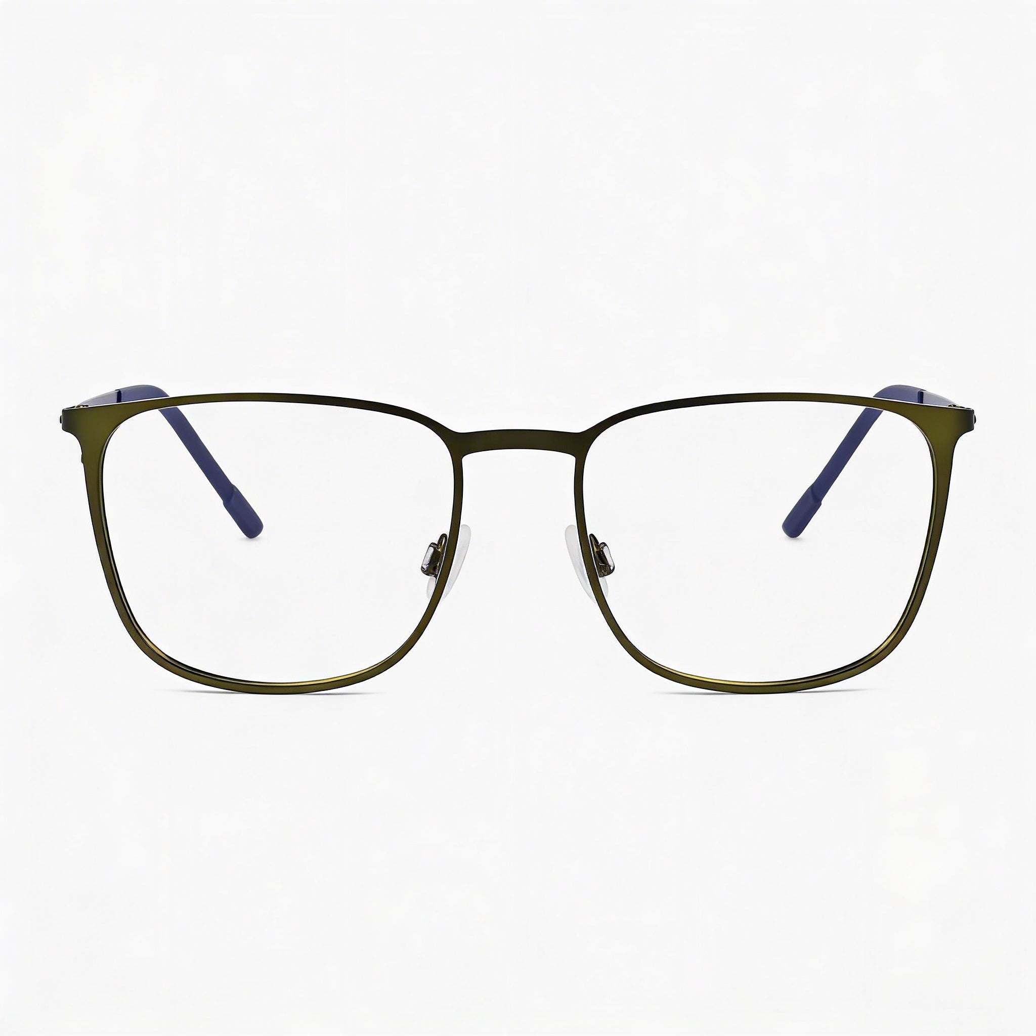 Flexon E1143 Men's Metal Eyeglasses Matte Kelp Blue 54mm, Photo 2