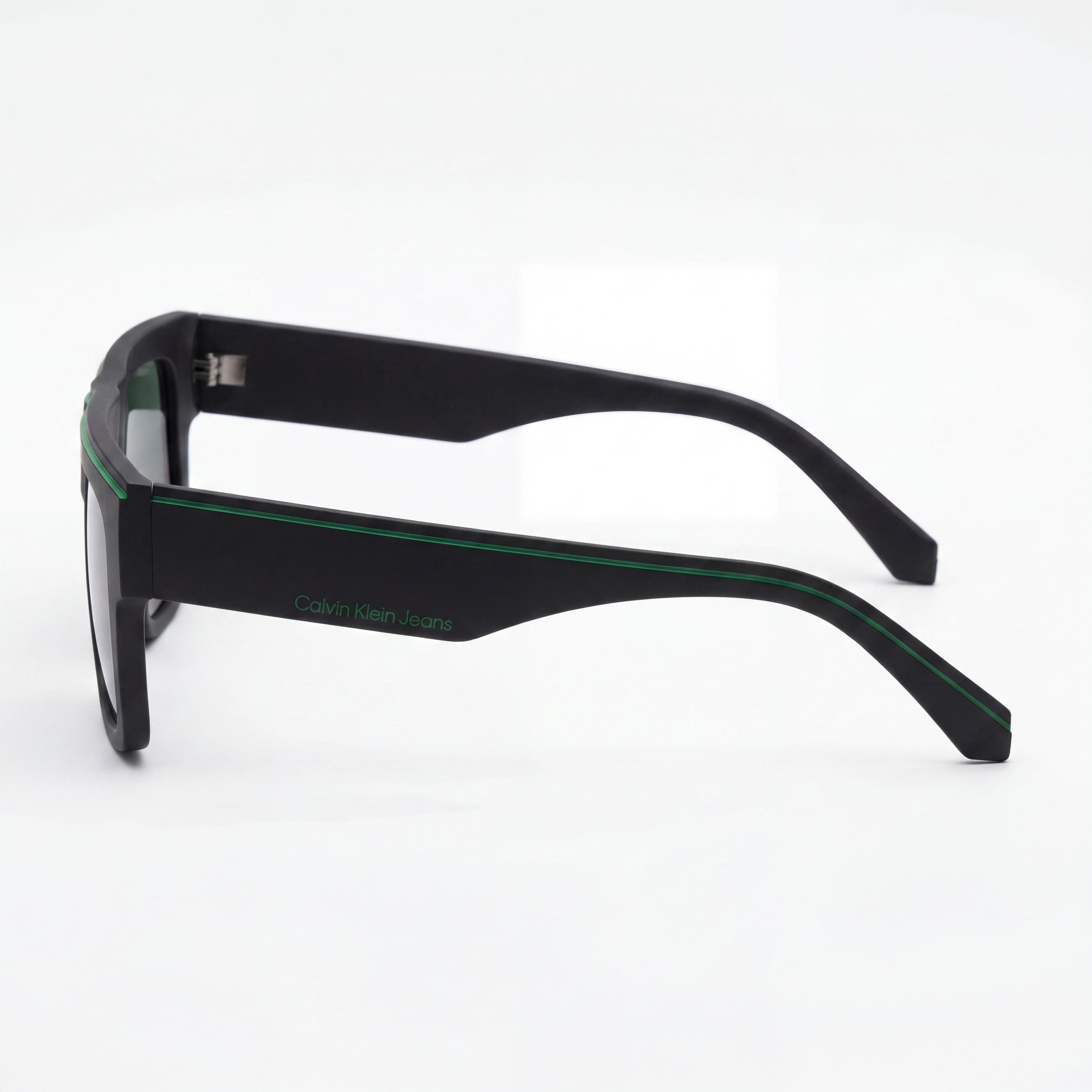 Gafas de sol Calvin Klein Jeans CKJ24603S N de protección UV para hombre, montura de plástico negro mate, lentes negras de 55 mm, Photo 3