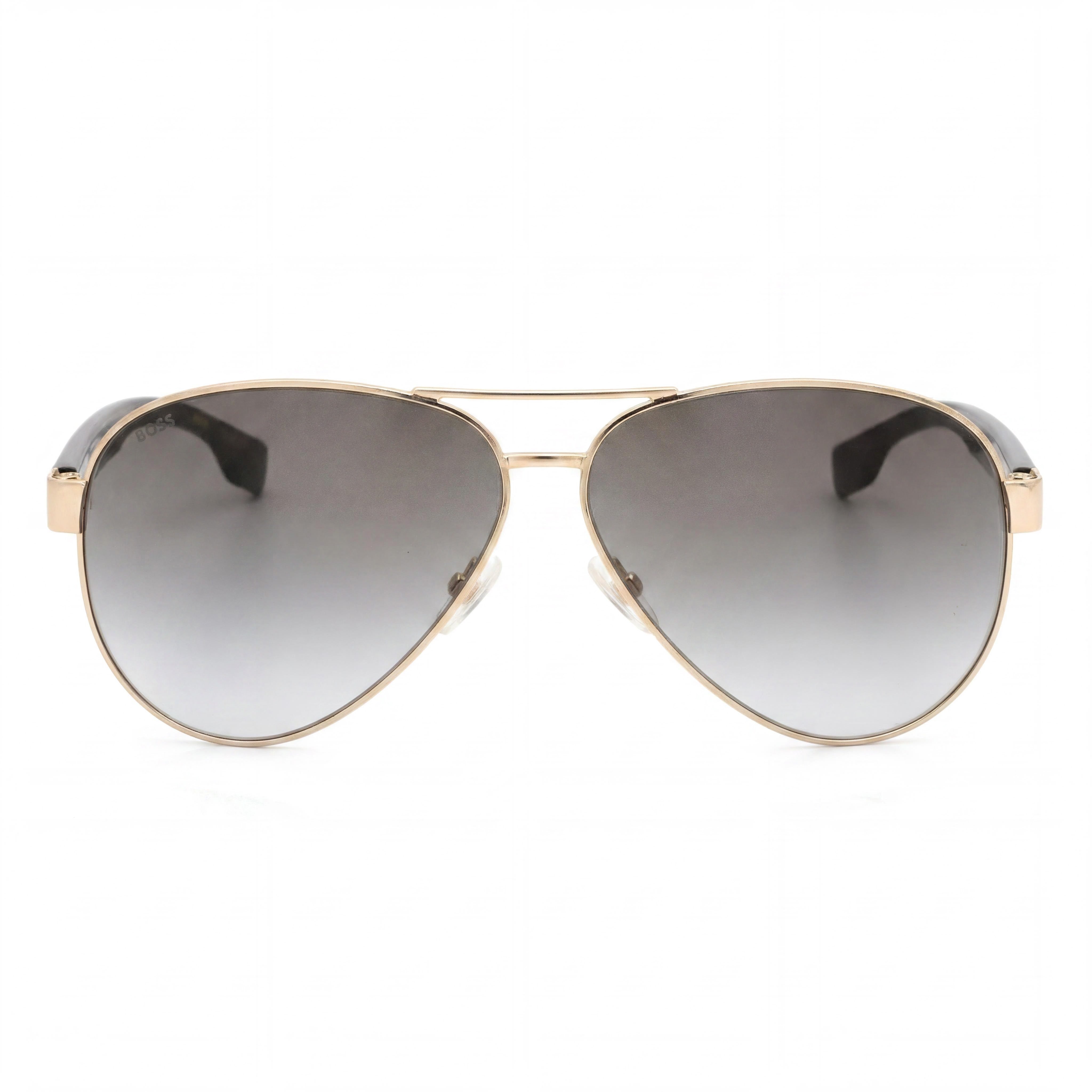 Hugo Boss Men's Butterfly Multicoloured Metal Frame Sunglasses with Colourful Non-Polarized UV Lenses, Bridge 11mm, Temple 141mm, Photo 2