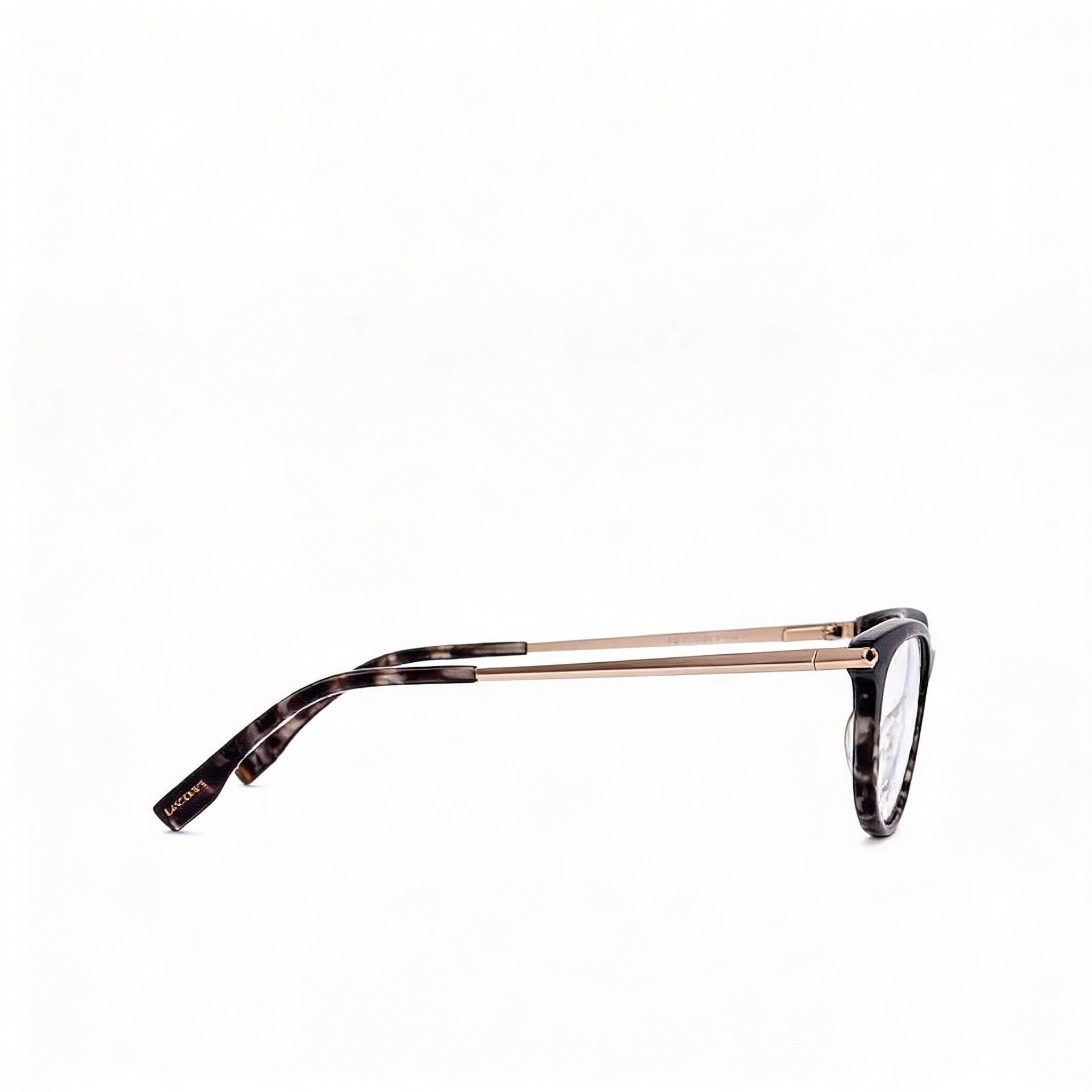 Lacoste Casual Style Women's Sunglasses featuring Plastic Frame in Black Havana with 53mm Lens Width, Photo 3