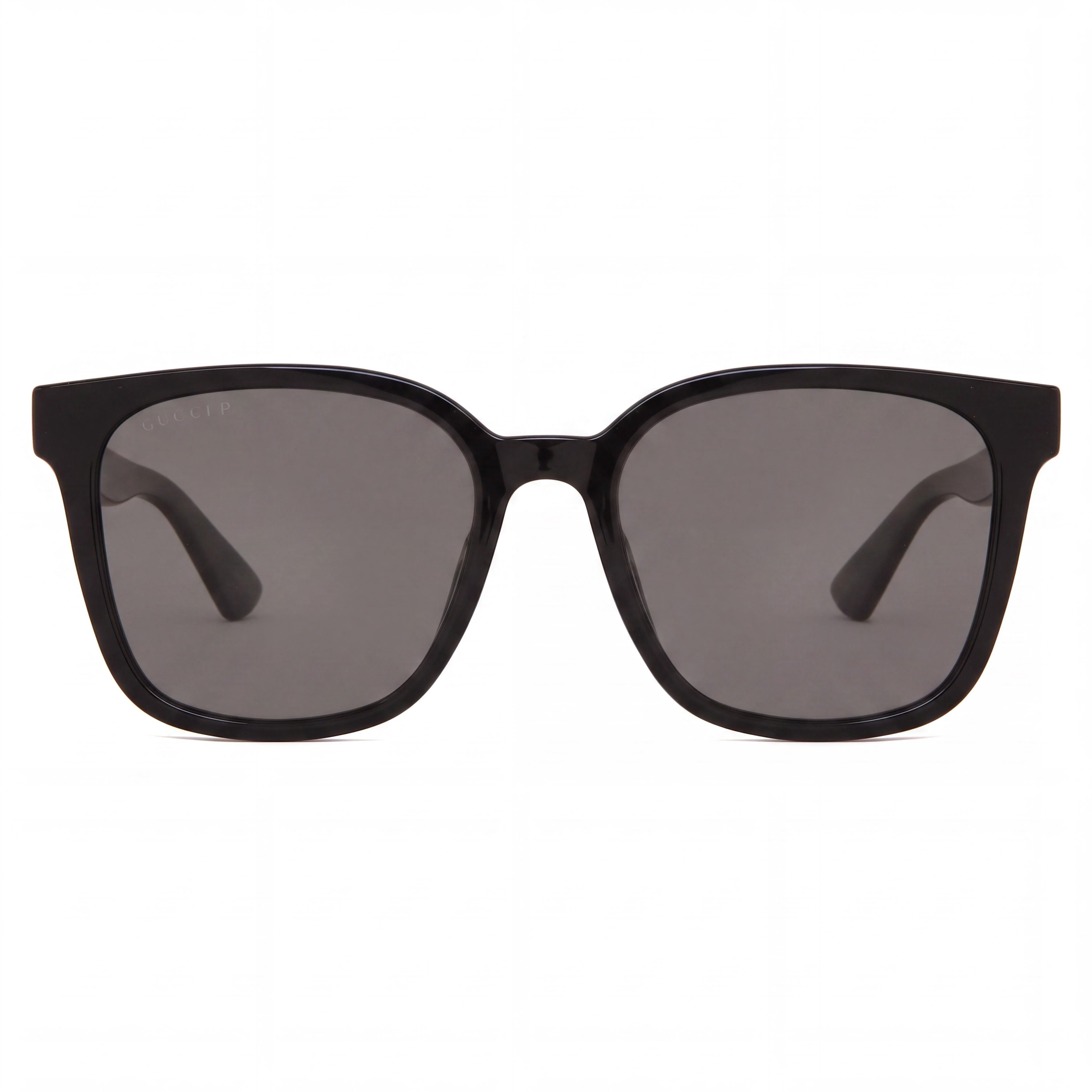 Gucci Polar-cr-39 Women's Injection Frame Non-Polarized UV Protection Sunglasses 56mm Black Brown, Photo 2