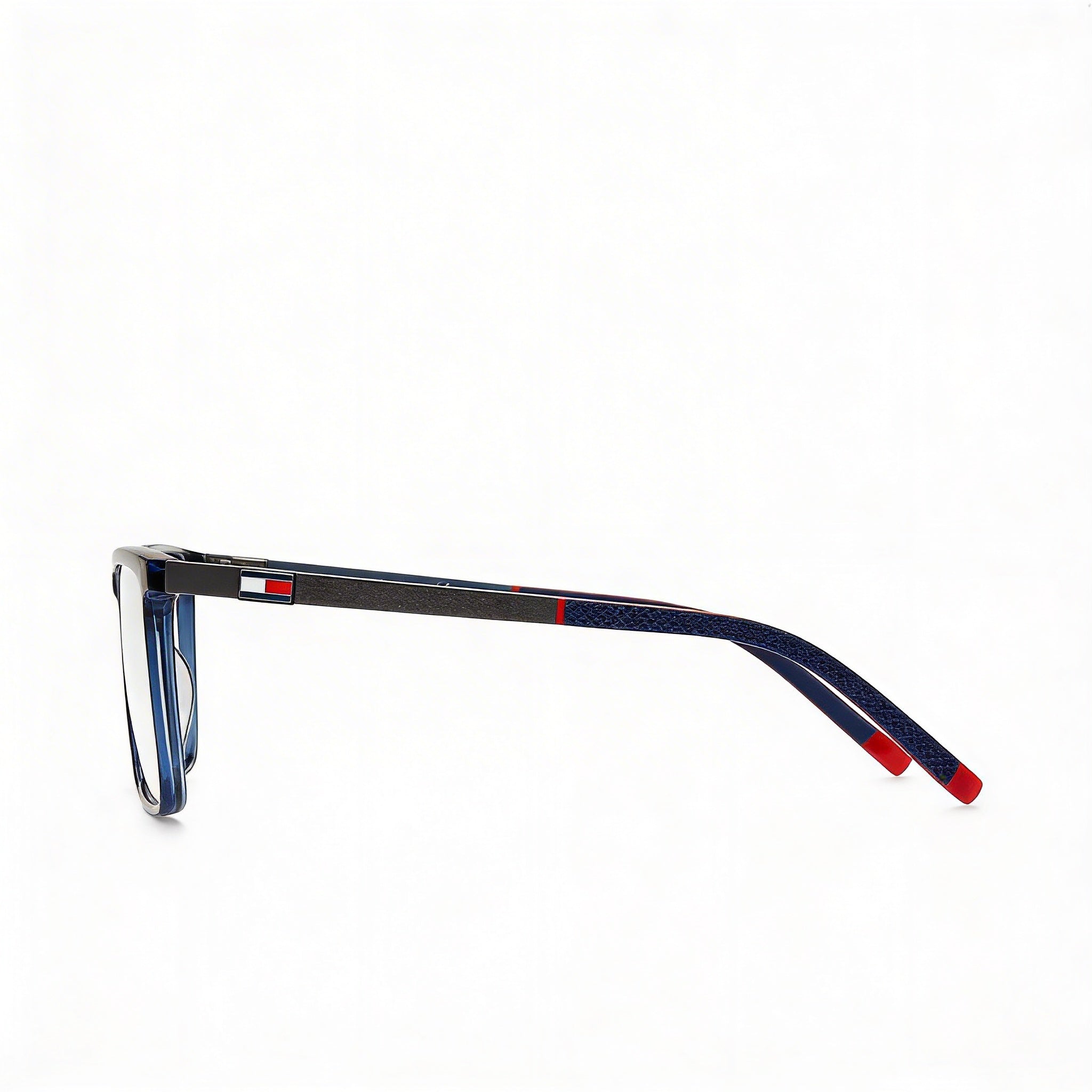 Tommy Hilfiger Th 1947 Gafas Unisex de Plástico con Montura Azul Transparente y Lentes sin Graduar Havana 55mm, Photo 2