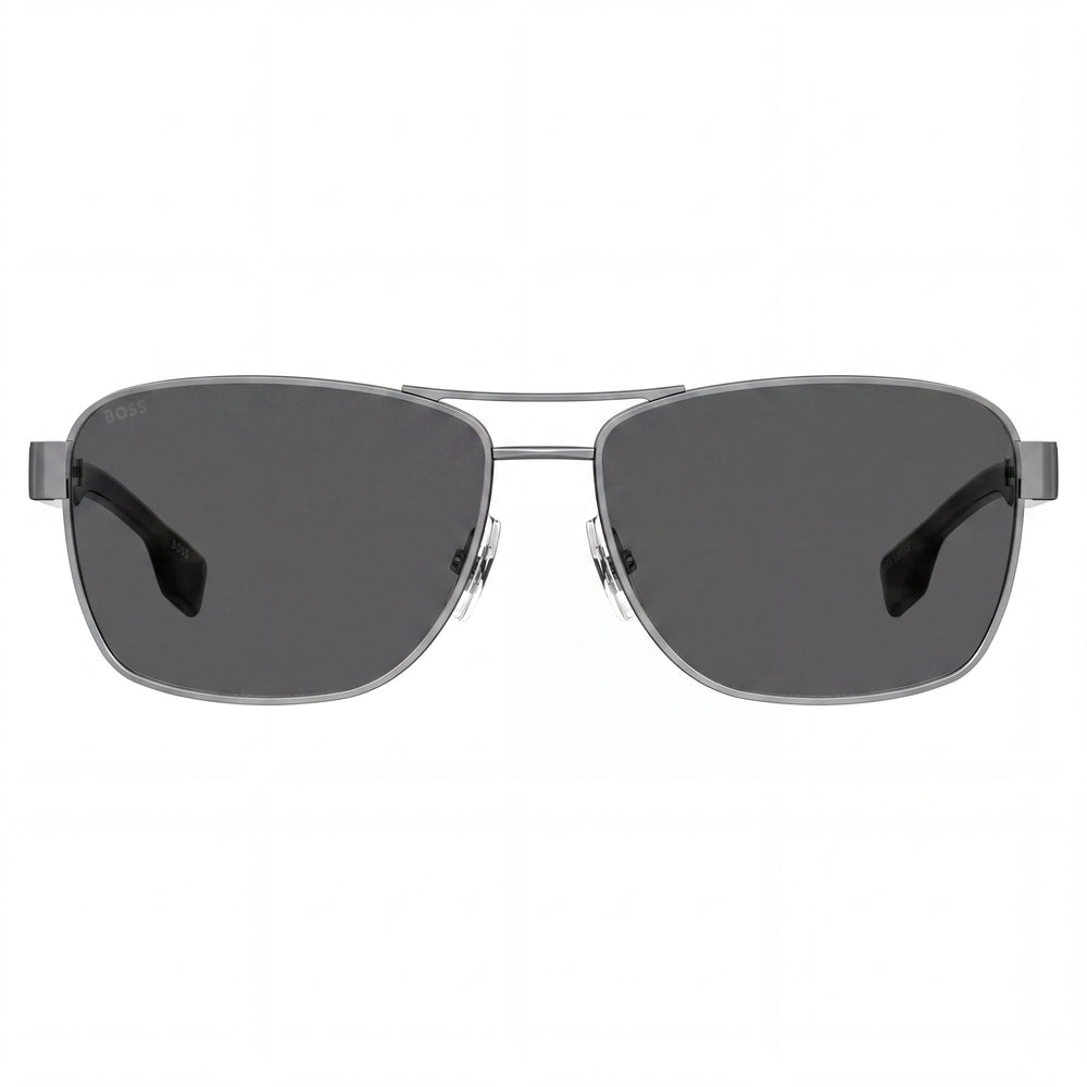 Hugo Boss BOSS 1240/S Men's Alloy Steel Dark Ruthenium UV Protection Polycarbonate Lens Sunglasses 60-15-140