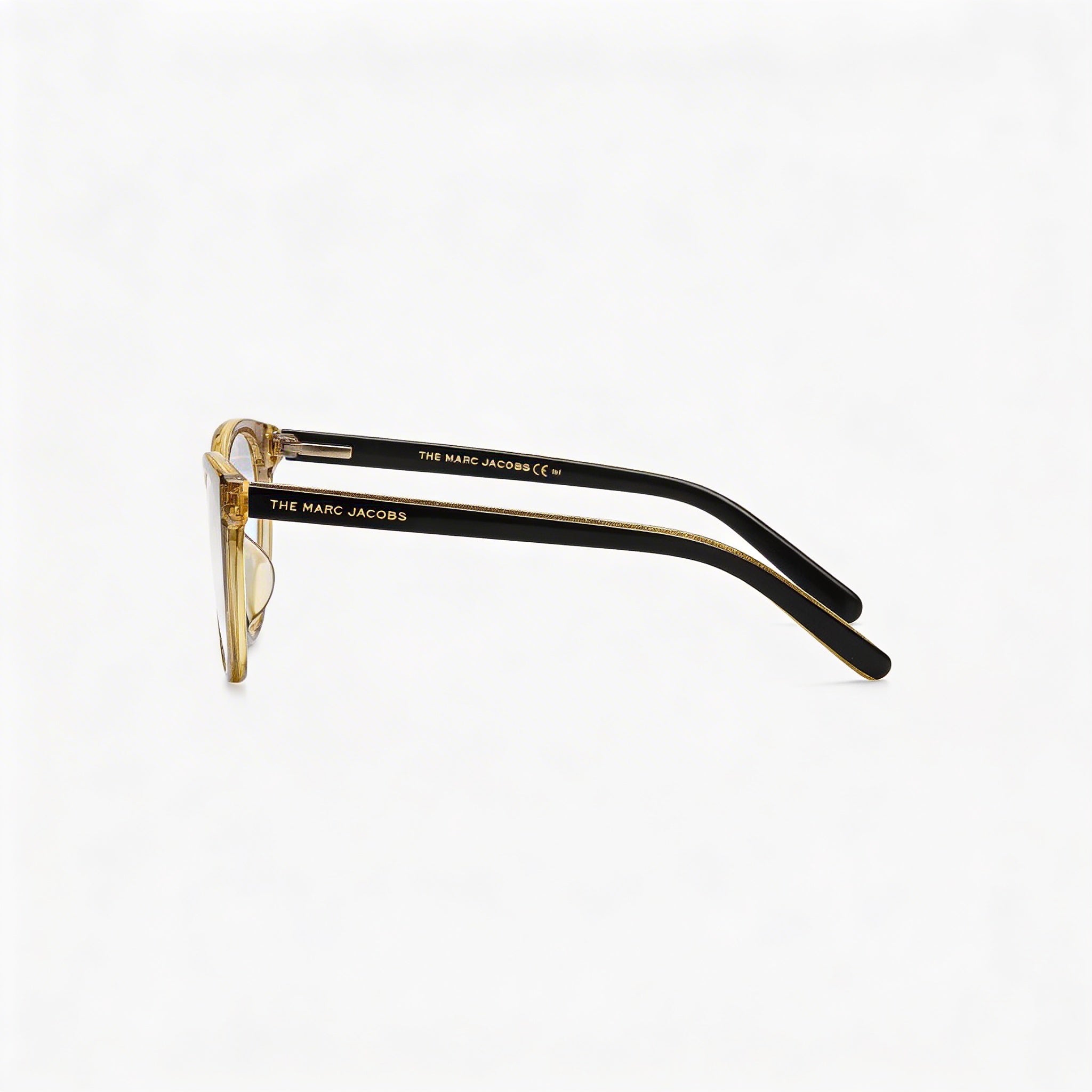 Marc Jacobs Marc 463 Women's Brown Acetate Cat-Eye Eyeglasses with Clear Demo Lenses 53mm, Photo 3