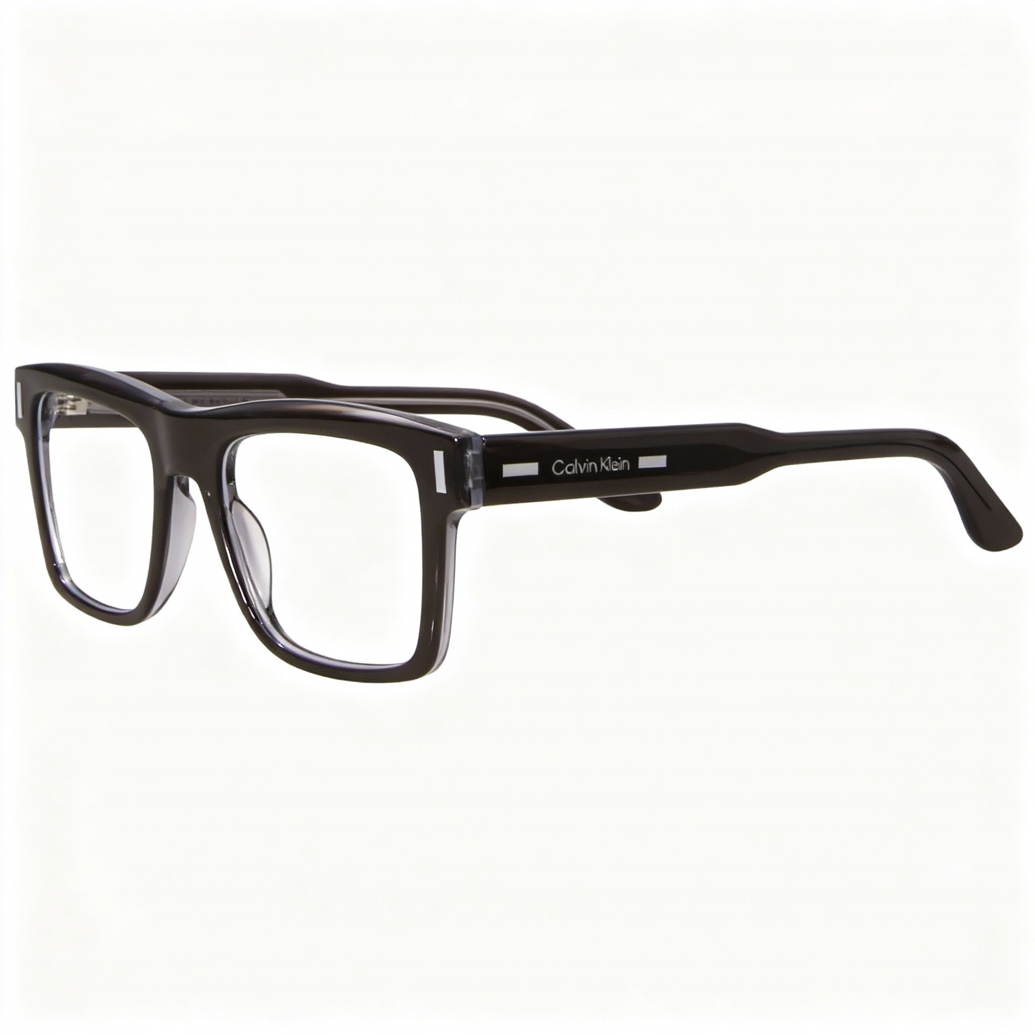 Calvin Klein Ck23519 Unisex Full Rim Rectangle Plastic Demo Eyeglasses, Slate Grey, 52mm