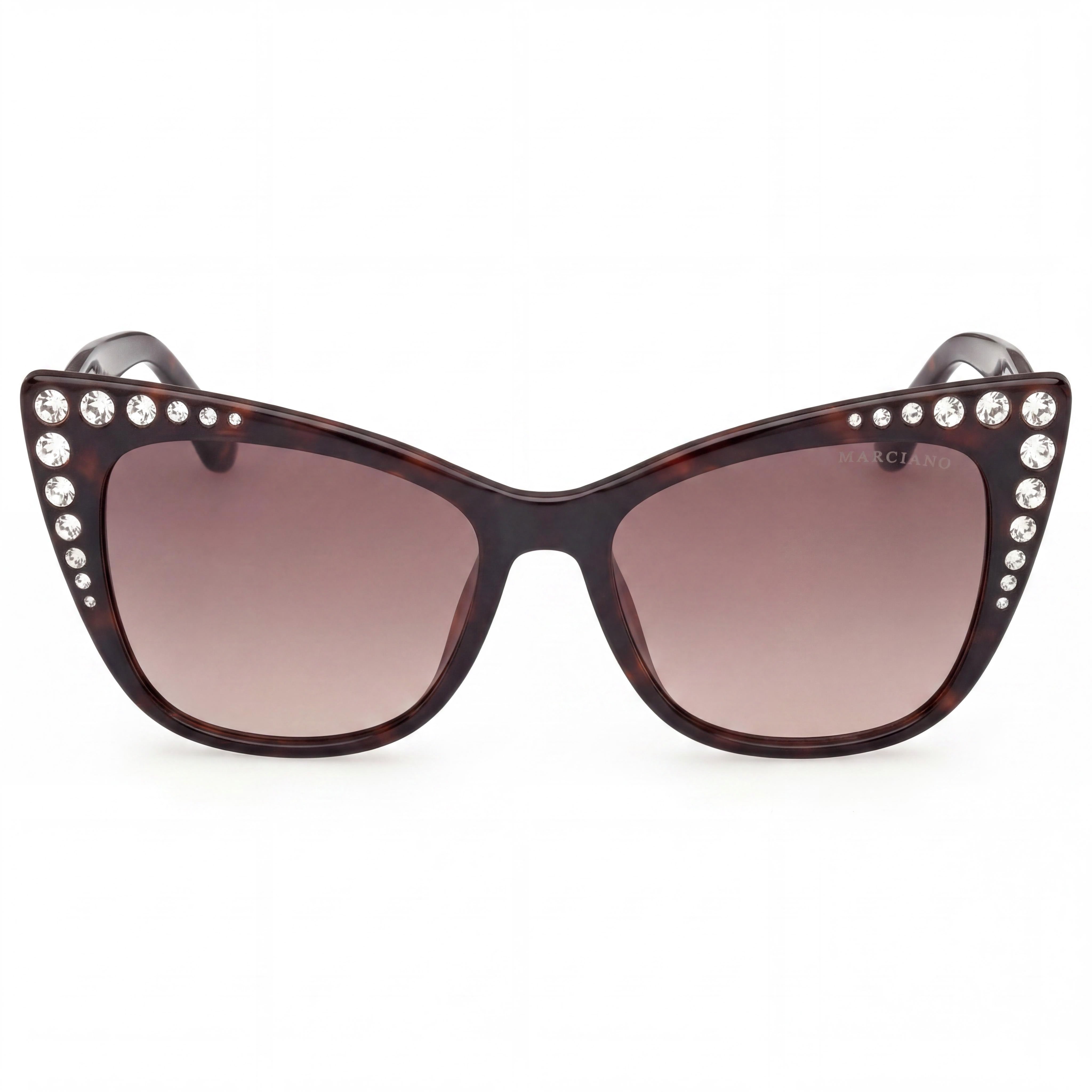 GUESS by Marciano Gm00000 Unisex Montura de Habana Oscuro Inyectado Lentes No Polarizadas Gafas 54-17-145, Photo 2