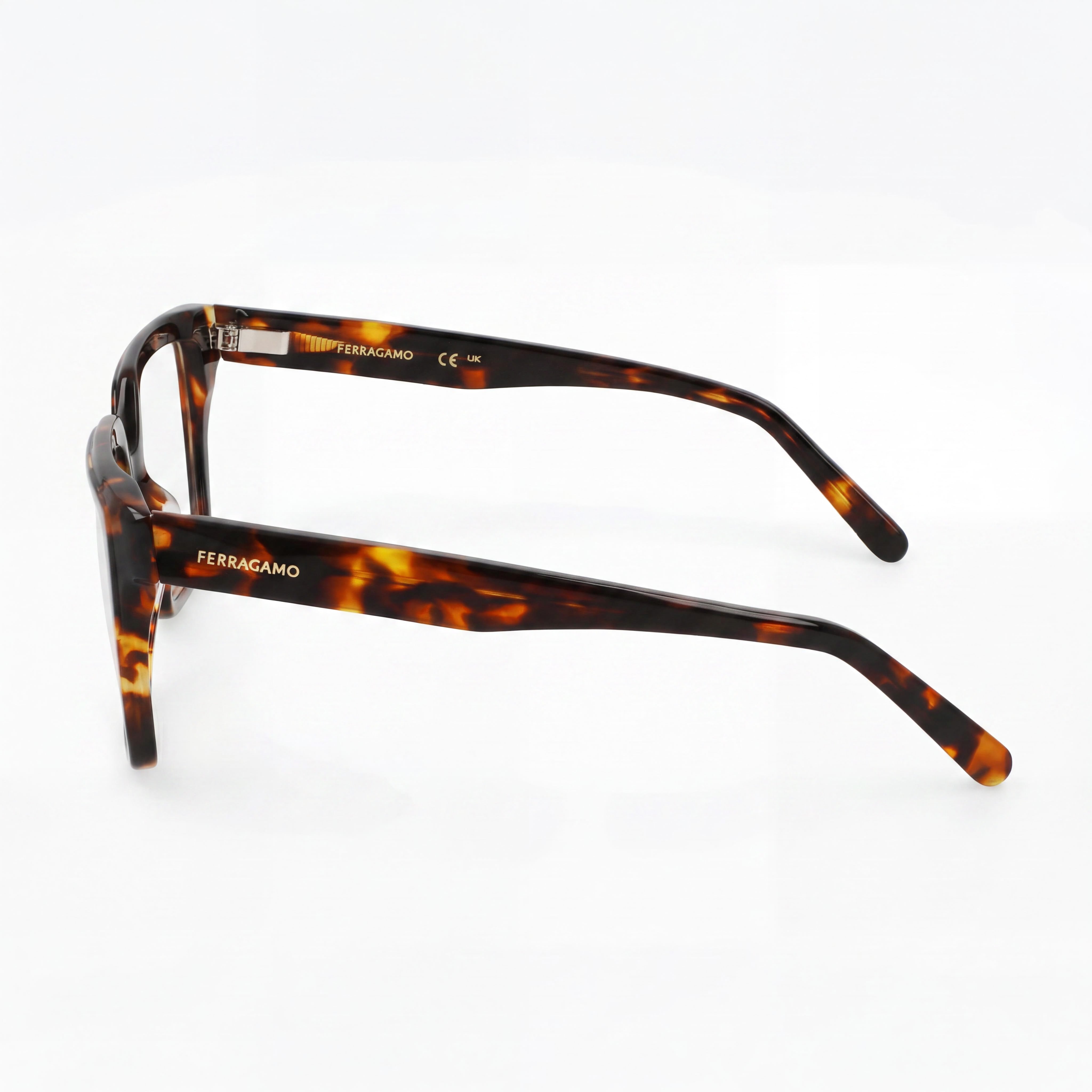 Salvatore Ferragamo Women's SF2950N Modern Dark Tortoise Acetate Frame Polycarbonate Lens Sunglasses 54mm, Photo 3