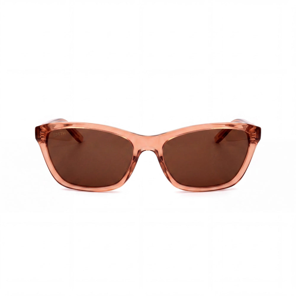 Gafas de sol SMITH Getaway para mujer, de acetato marrón tabaco con cristales marrones y protección UV, 56 mm