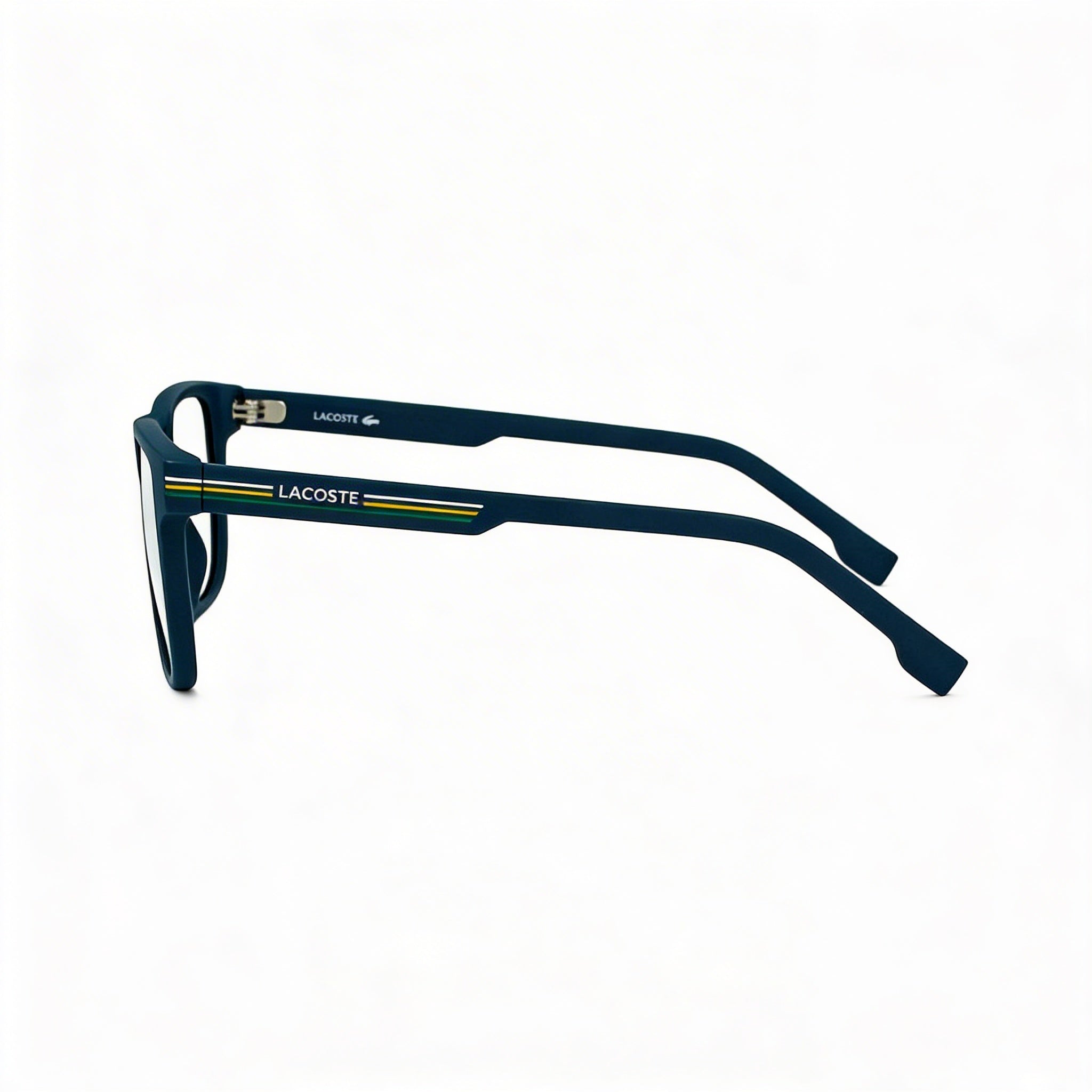 Lacoste Casual Men's Sunglasses with Injected Matte Blue Frame and Polycarbonate Lenses, 54mm, Photo 2