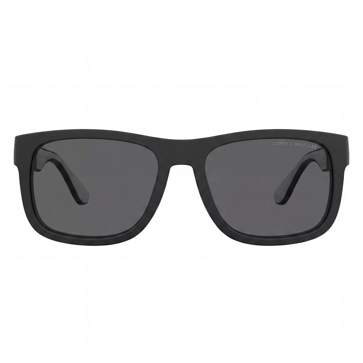 Gafas de sol Tommy Hilfiger Classic para hombre, deportivas, de acetato negro y gris, 100 % protección UV, no polarizadas, 56 mm, Photo 2