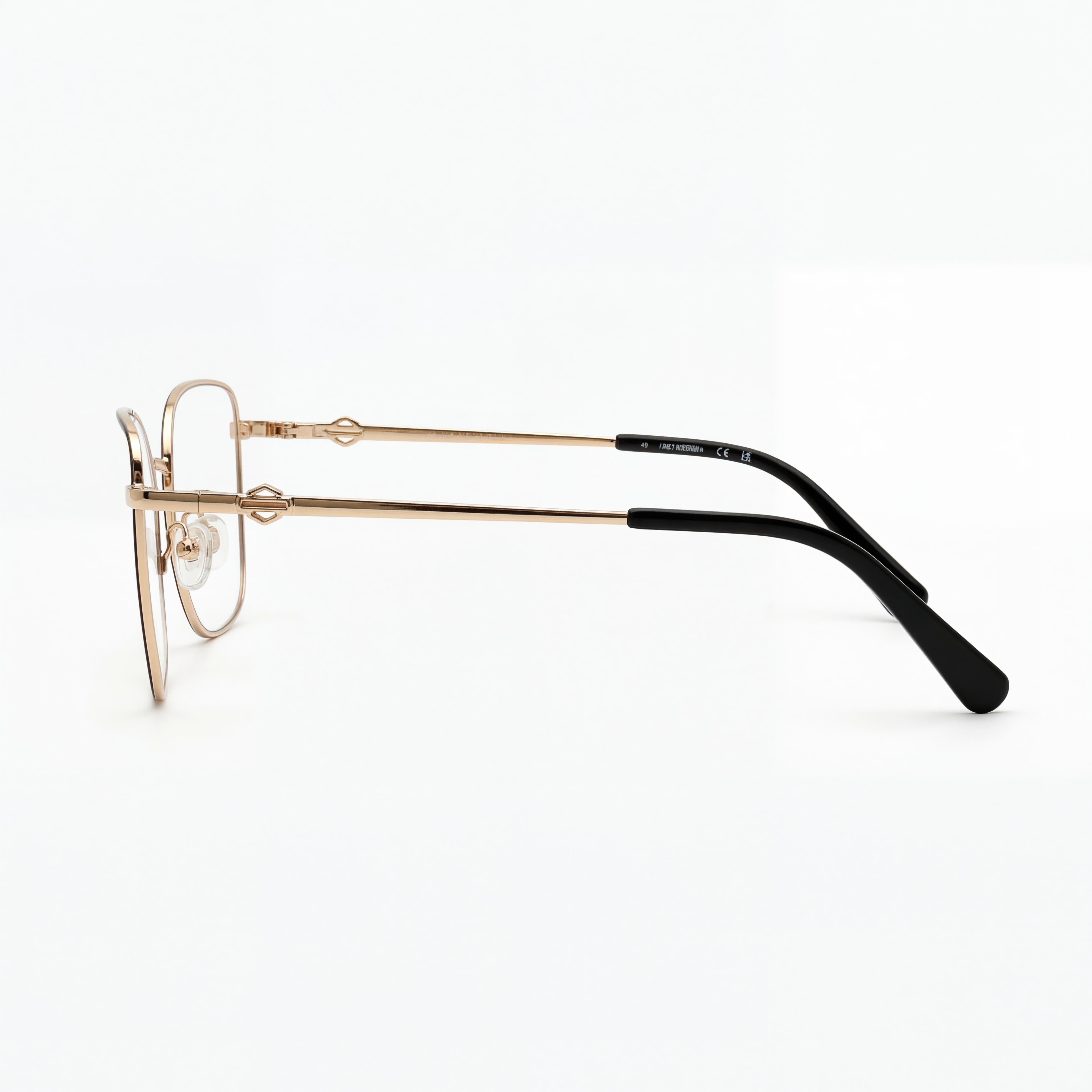 Harley-Davidson Hd50118 Gafas de Mujer de Metal Negro Oro Pálido 54mm, Photo 2