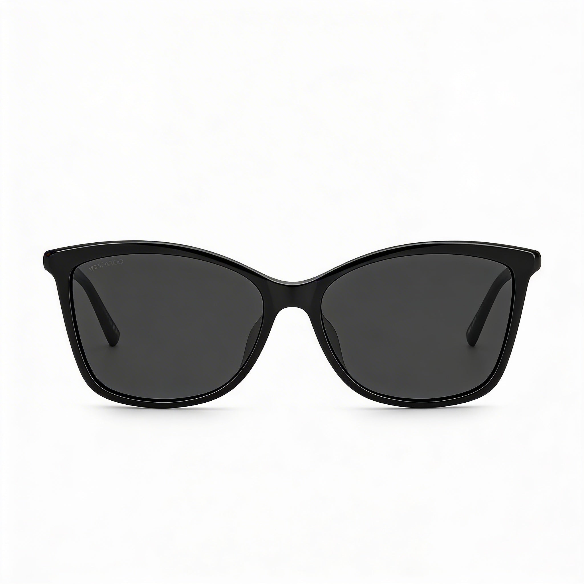Jimmy Choo Casual Women's Sunglasses, Black Acetate Frame, Black Lenses, UV Protection, 56mm, Photo 2