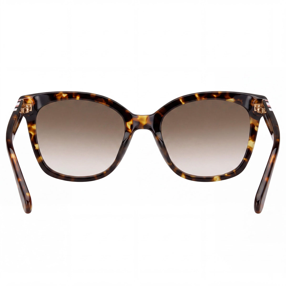 Gafas de sol de mujer kate spade new york KIYA/S, de plástico negro, con lentes degradadas gris oscuro y protección UV, 53 mm, Photo 2