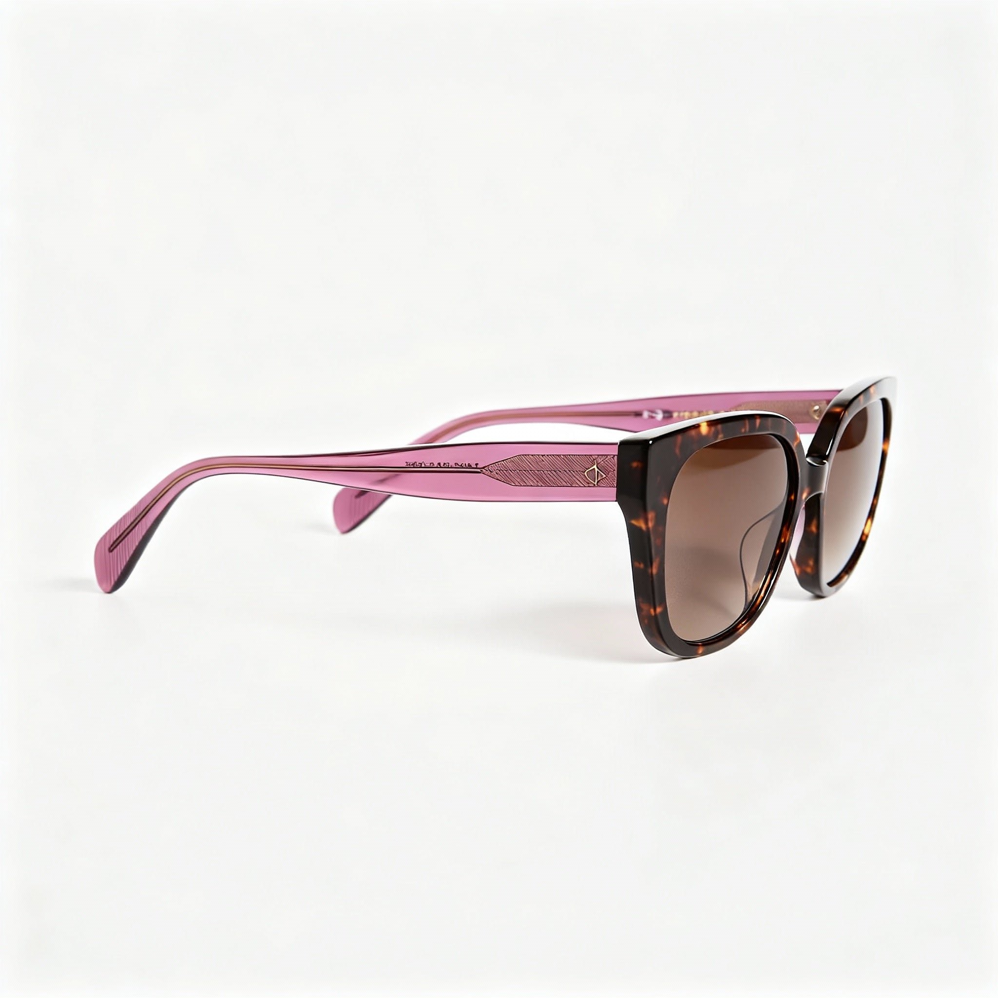 Rag & bone Classic Women's Tortoise Plastic Frame Non-Polarized Brown Shaded Sunglasses 56mm, Photo 3