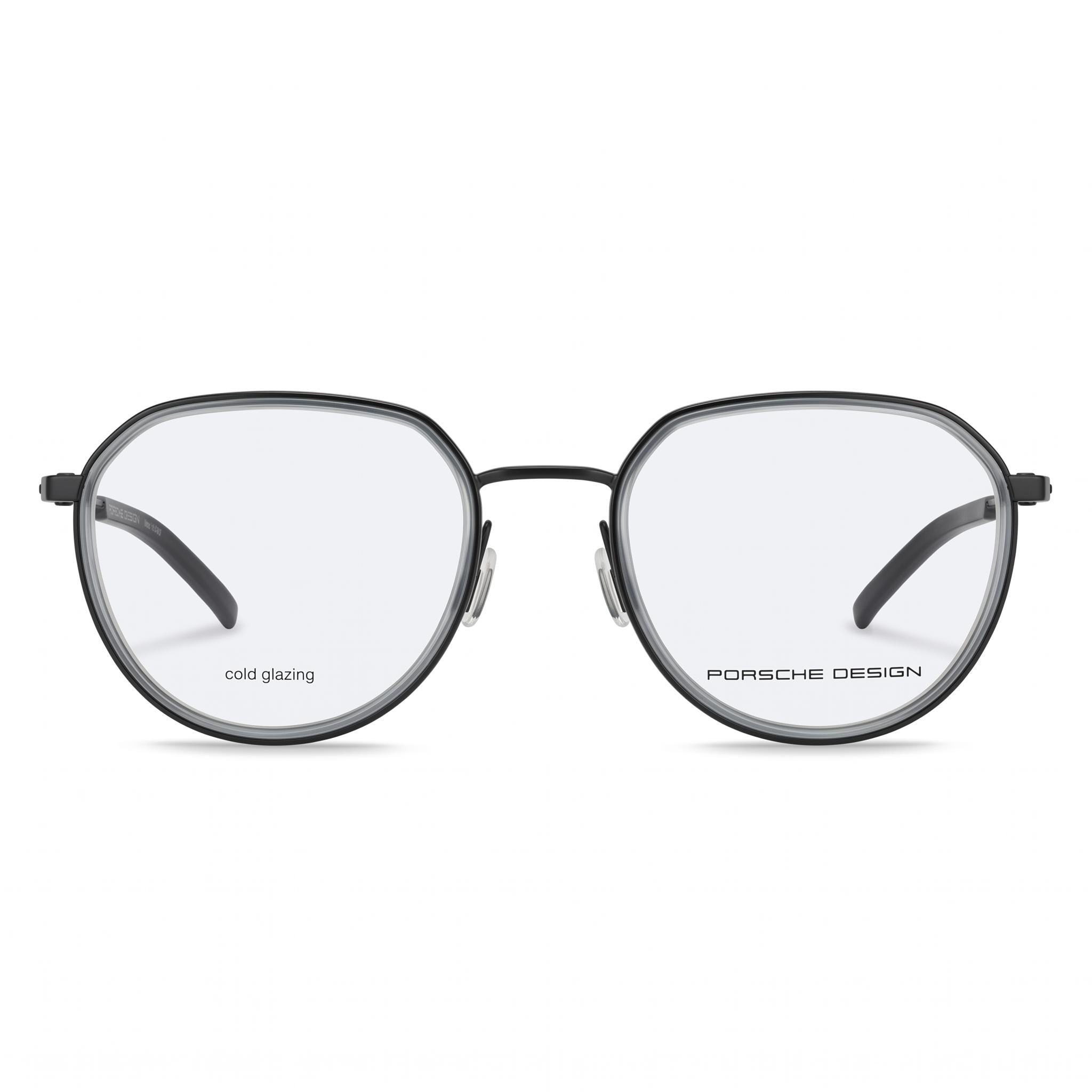 Porsche Modern Unisex RXP Polyamide Black Grey Frame for Optical Prescription Eyeglasses 53-21-145mm, Photo 2