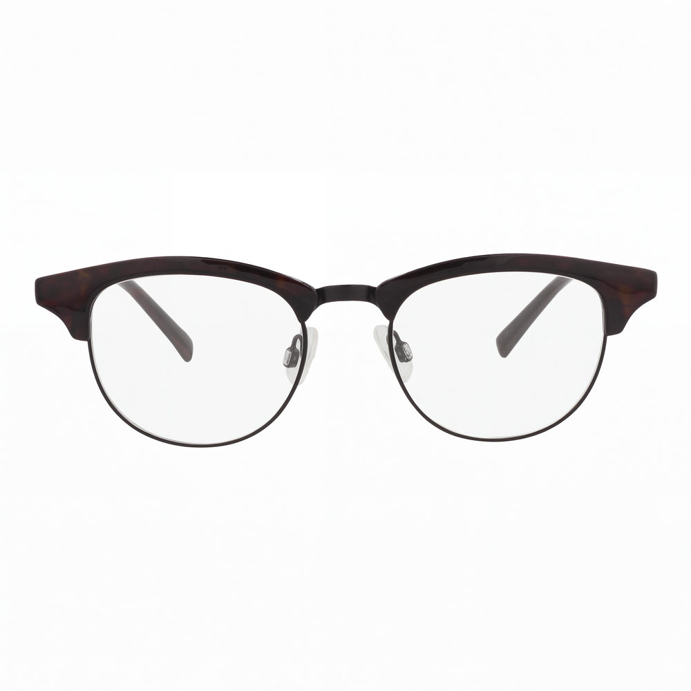 PUMA Women's Round/Oval Plastic Optical Frames, Havana Transparent, Transparent Non- Lenses 50-19-140