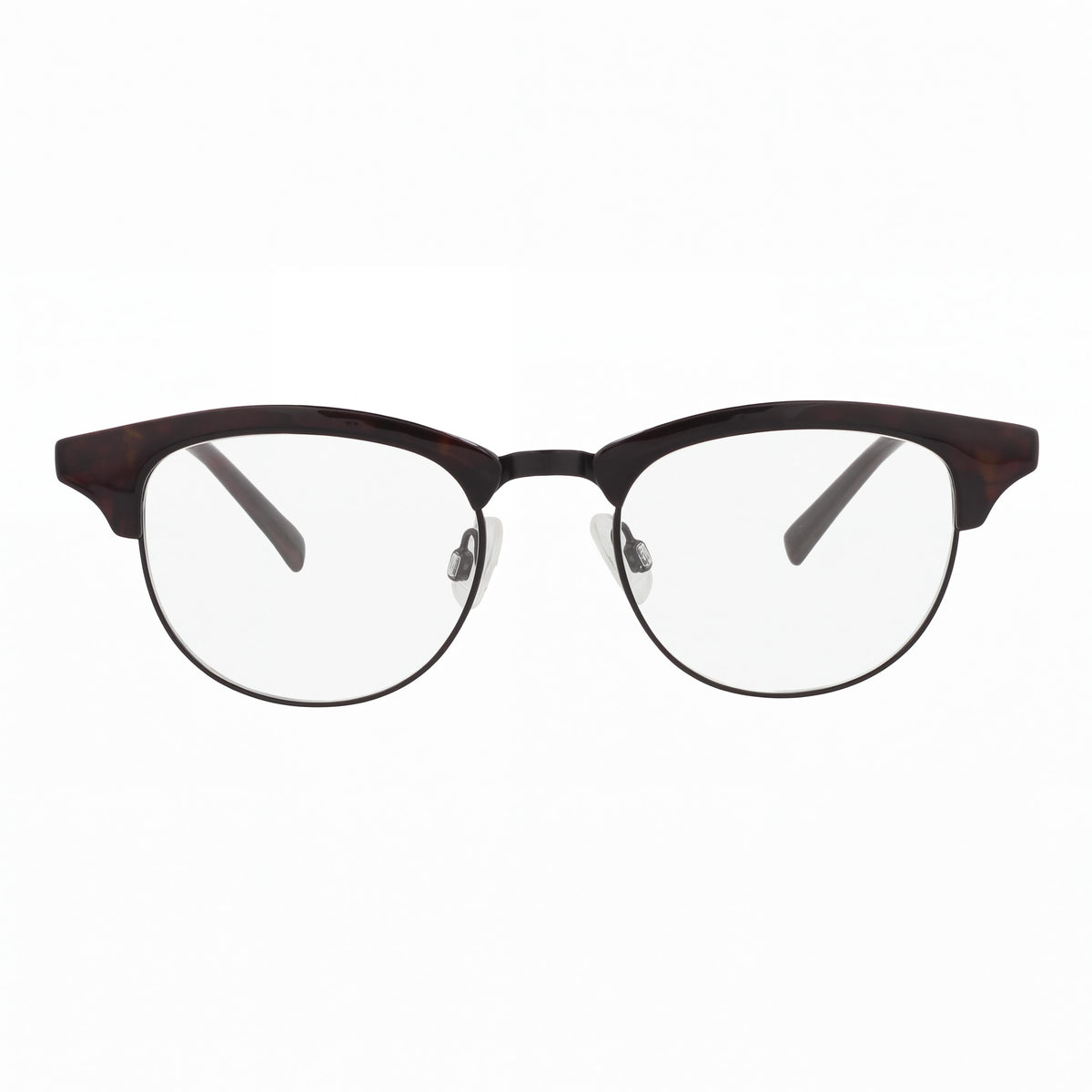 Montura óptica PUMA para mujer, forma redonda/ovalada, material plástico, color habana transparente, lentes neutras transparentes, 50-19-140, Photo 2