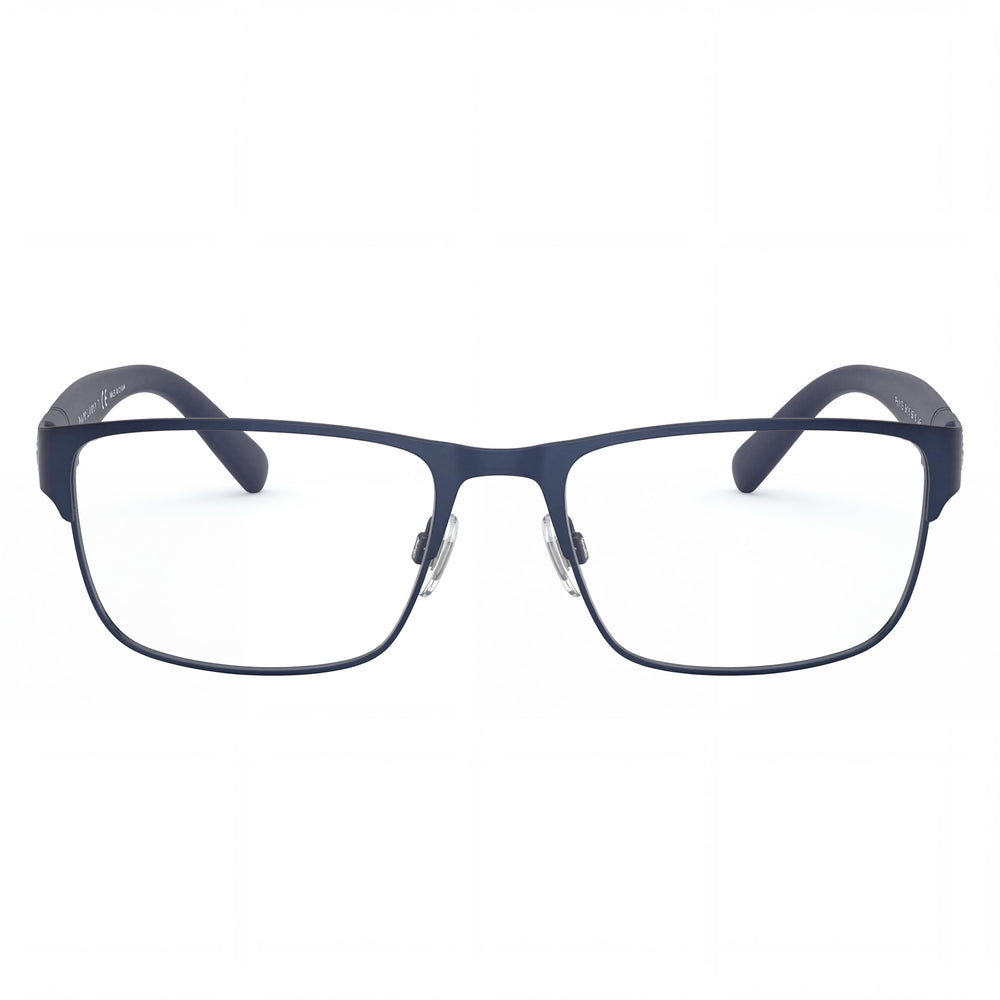 POLO RALPH LAUREN Ph1175 Men's Metal Matte Navy Blue Non- Prescription Ready Eyeglass Frames 56mm