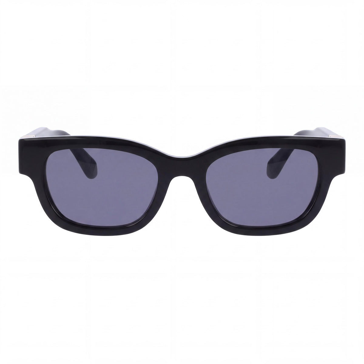 Gafas de sol unisex Ferragamo Sf2067s con montura de acetato negra y lentes grises con protección UV 400, ancho de lente de 52 mm, Photo 2