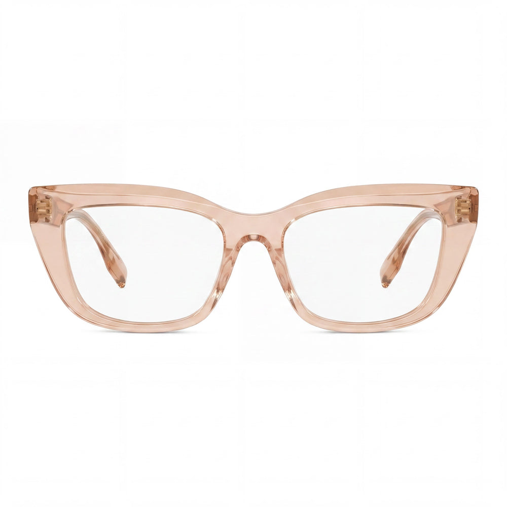 Tory Burch Women's Eyeglasses Transparent Brown Acetate 51mm