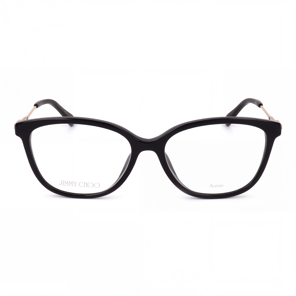Gafas de sol no polarizadas para mujer JIMMY CHOO JC325/F, con montura octagonal de acetato negro y lentes negras, 53 mm, Photo 2