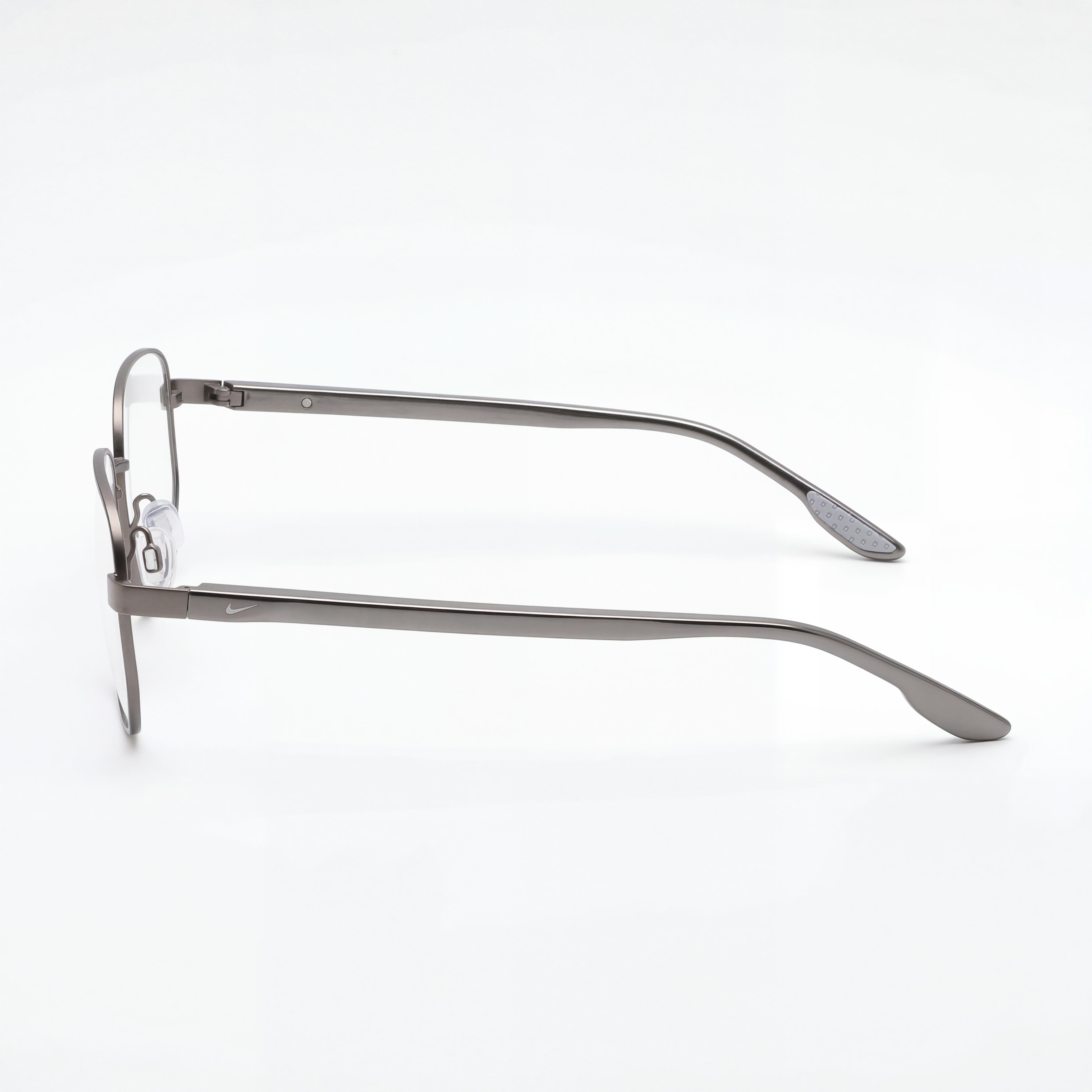 Nike 8400 Geometric Full-Rim Metal Optical Eyeglasses for Men and Women Matte Black Frame 51mm, Photo 2