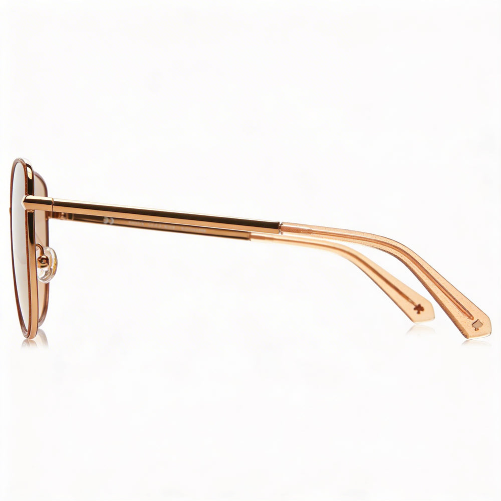 Gafas de sol de acero inoxidable Maryam/G/S de Kate Spade New York para mujer, rojas y doradas, de 56 mm con protección UV