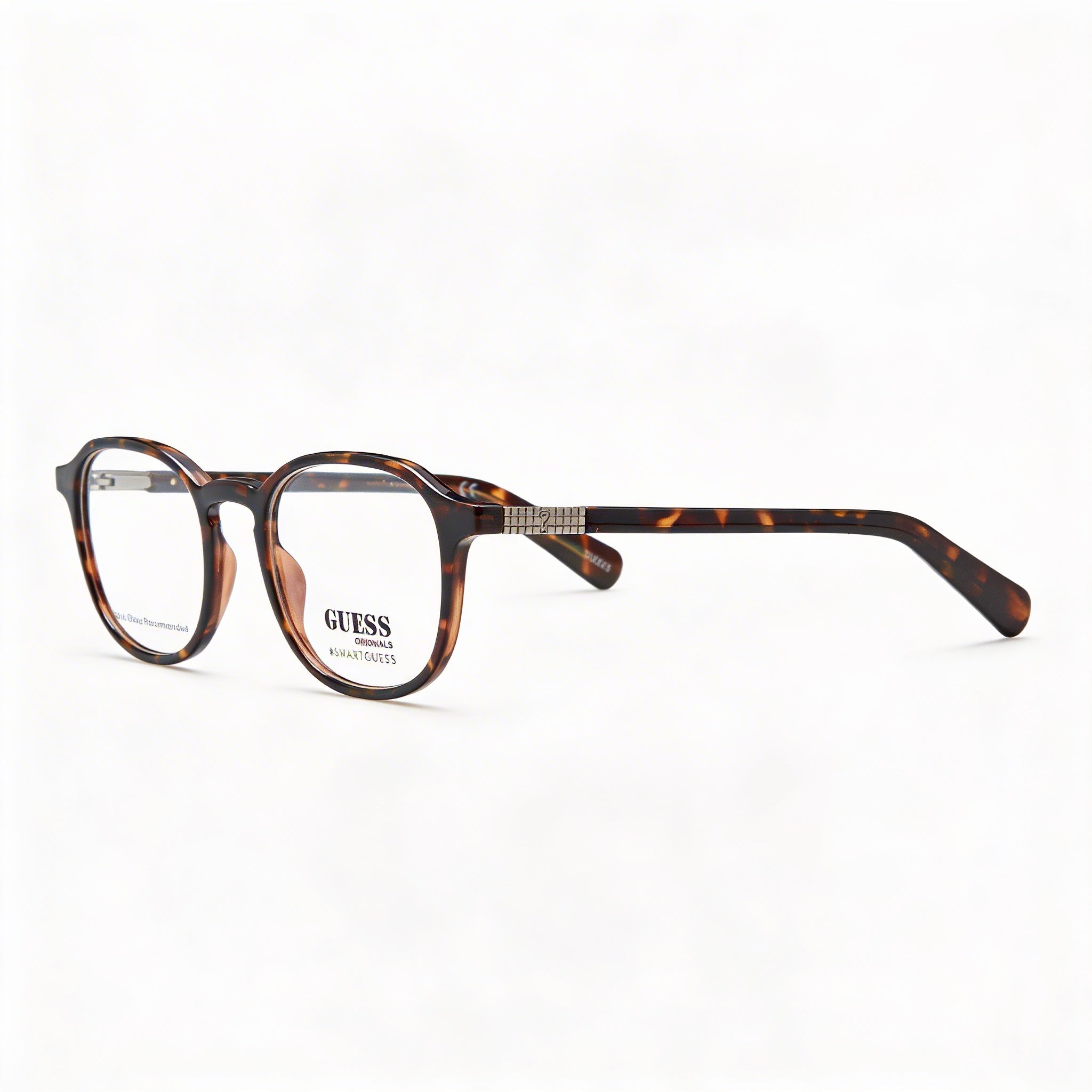 Gafas Guess Casual Unisex Montura de Plástico Habana Rubia Transparente sin Cristales 53mm, Photo 3