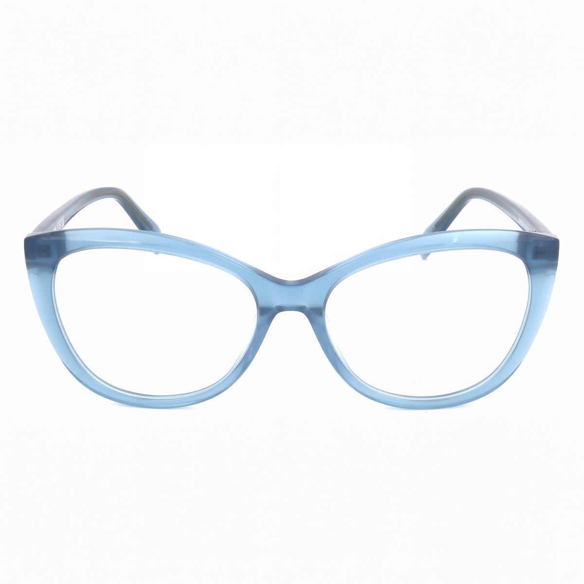 Emilio Pucci 5249 Women's Casual Shiny Turquoise Acetate Frame Non Polarized Transparent Lens Eyeglasses 55-16-140, Photo 2