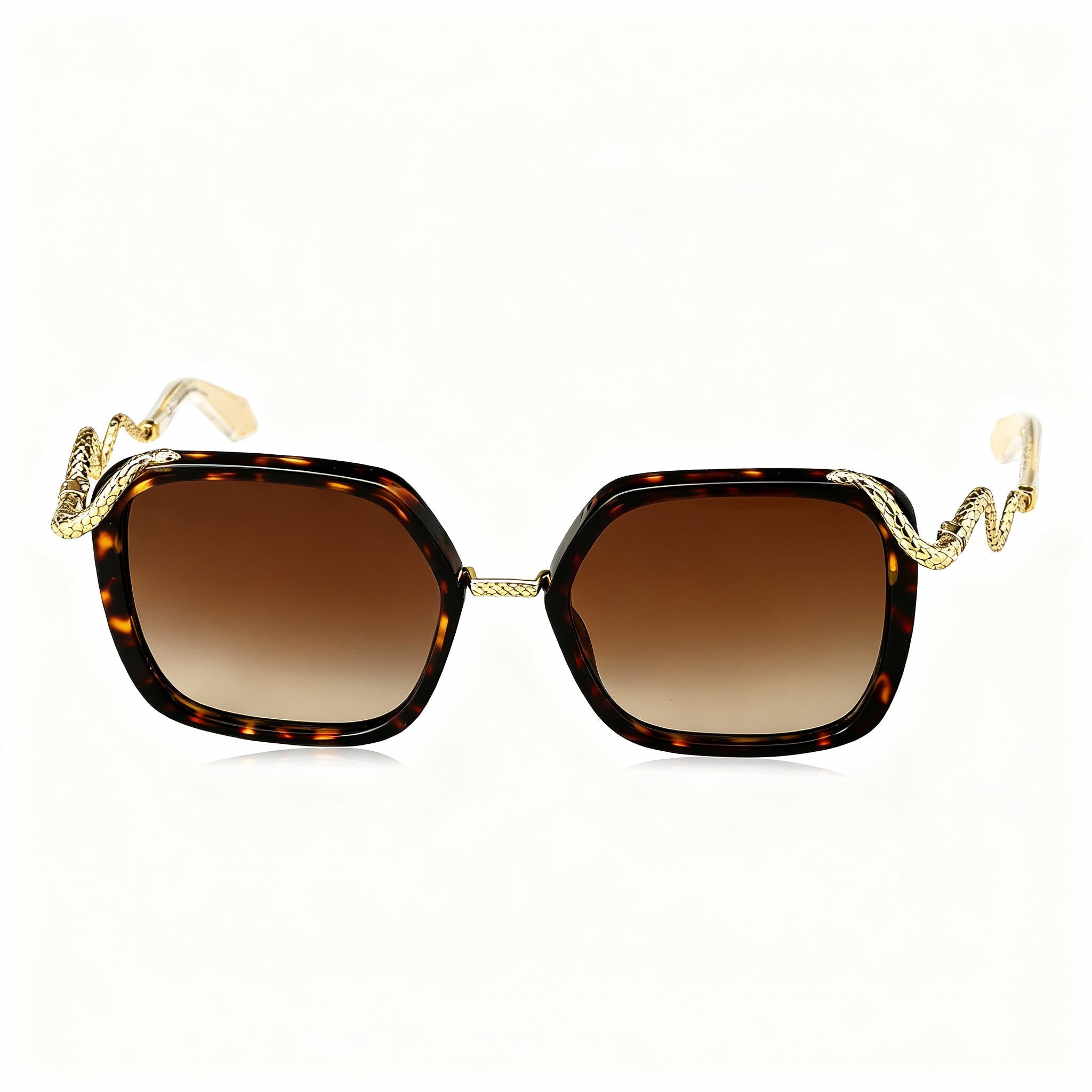 ROBERTO CAVALLI SRC004M Women's Modern Red Stainless Steel Smoke Gradient Non-Polarized Sunglasses 59mm, Photo 3