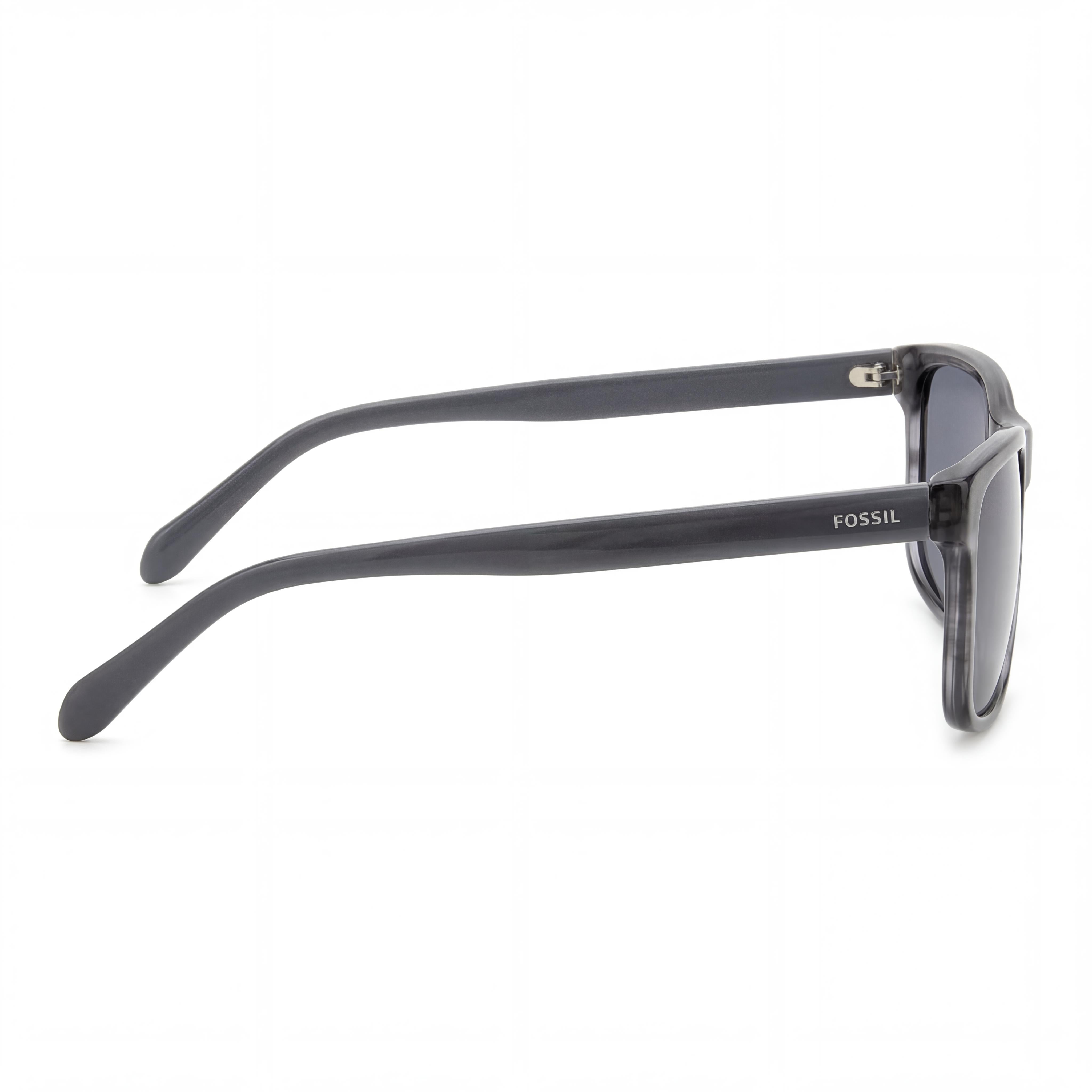 Fossil Women's Casual Stainless Steel Light Gold Dark Grey UV Protection Non-Polarized Sunglasses 61mm, Photo 3