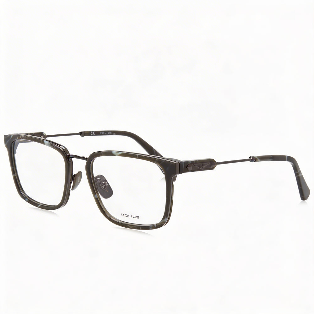 Gafas Police Classic Vision para hombre con montura Gun brillante y lentes de plástico