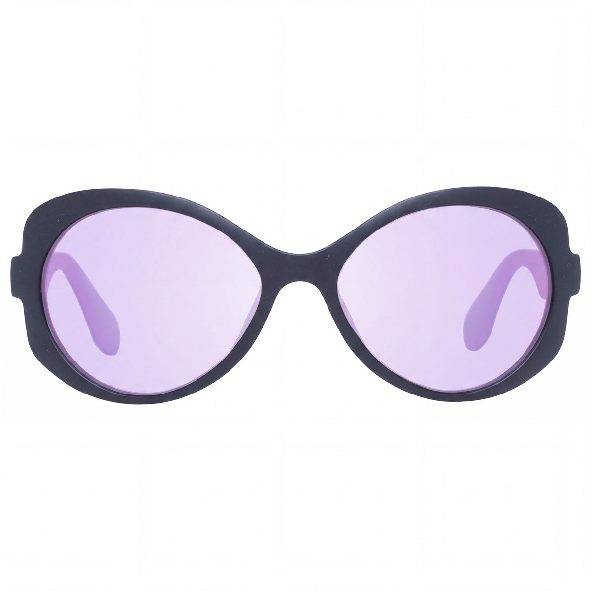 Gafas de Sol para Mujer Casuales adidas, Montura de Plástico Negro Mate, Lentes de Policarbonato Espejo Burdeos, Protección UV, 56 mm, Photo 2