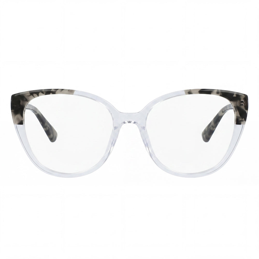 Anne Klein Ak5092 Men's Lightweight Metal Eyeglasses with Clear Lenses, Grey Crystal, 50-17-135