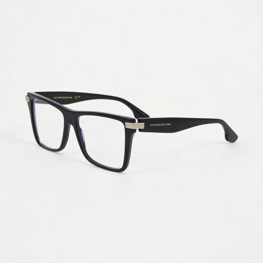 Montura de gafas ópticas Victoria Beckham Vb2677 negras para mujer con lentes de demostración transparentes, las lentes se pueden reemplazar con lentes recetadas personalizadas 53-15-140