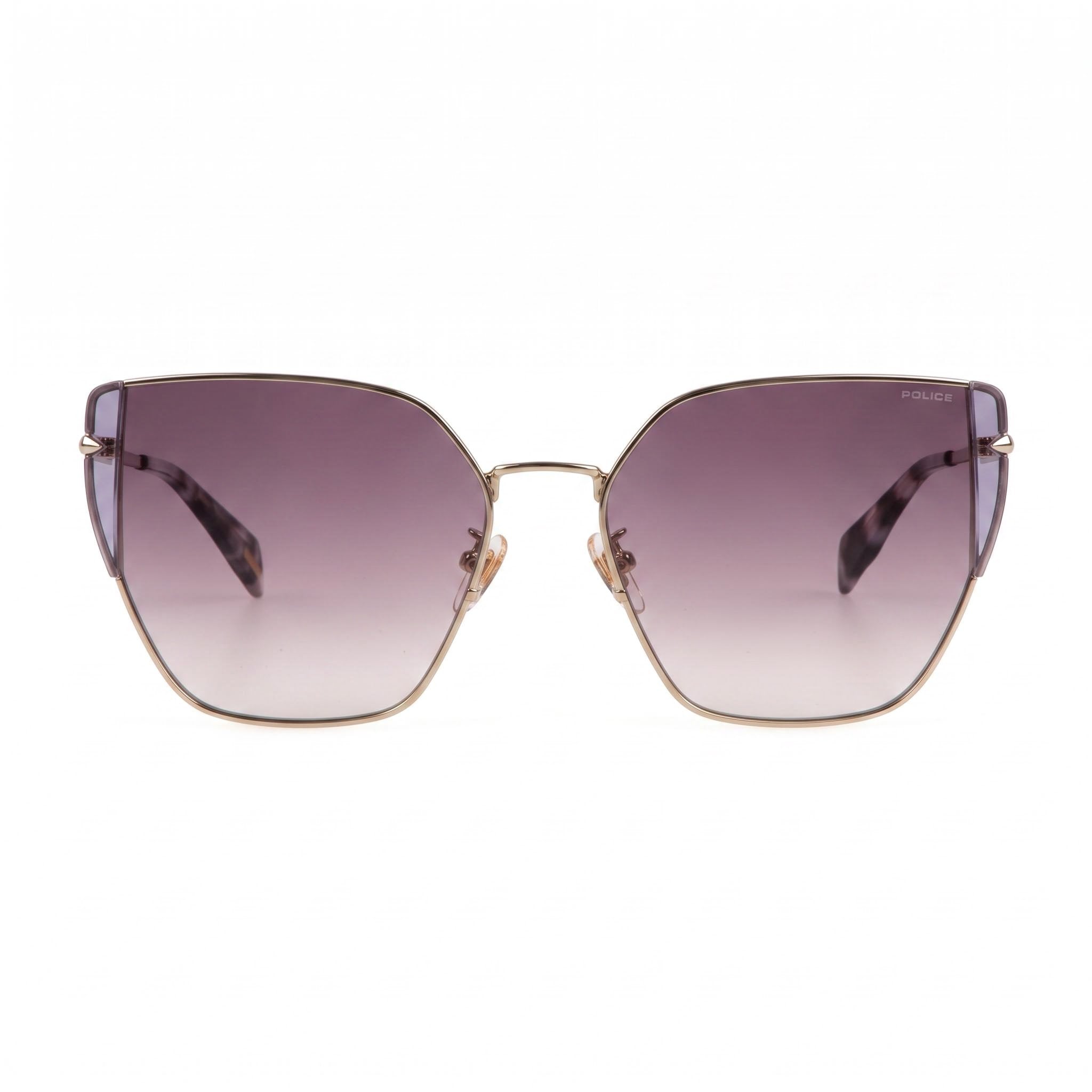 Police Modern Men's Metal Sunglasses, Oro Chiaro Lucido, 57mm, Photo 2