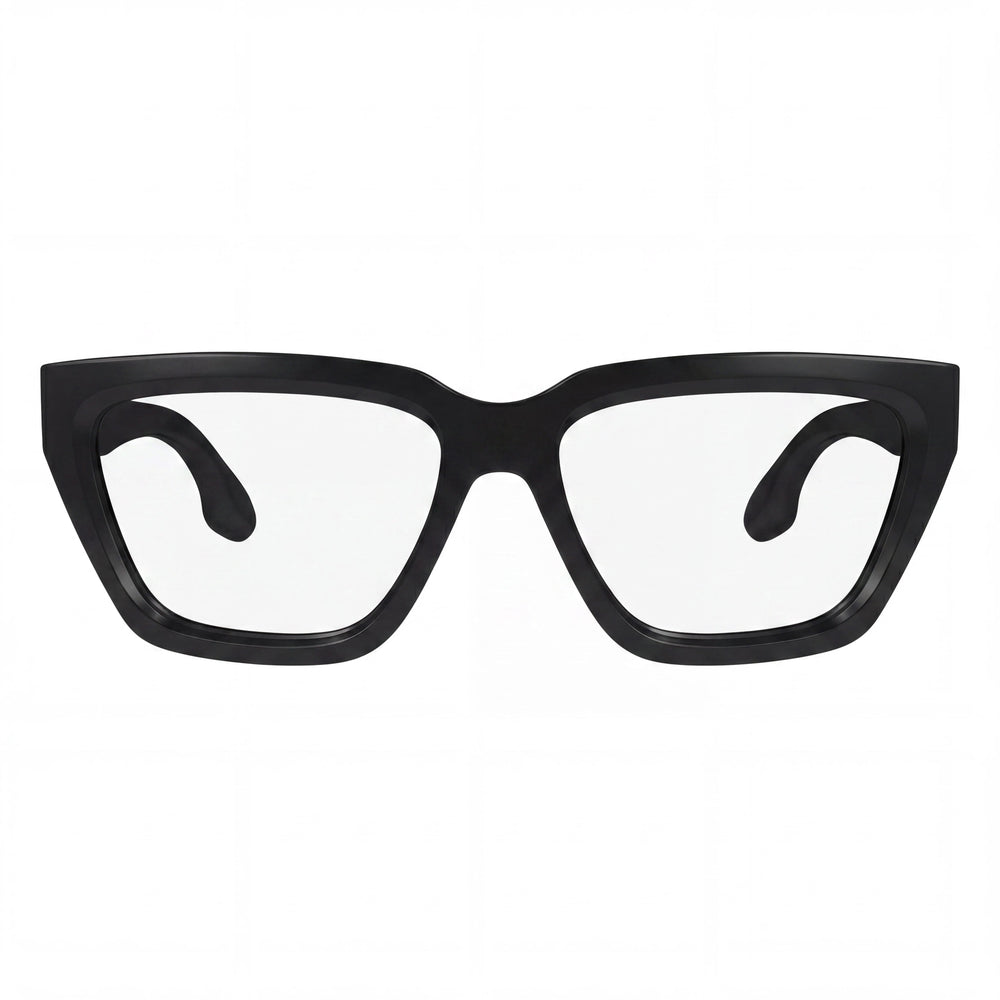 Victoria Beckham Modern VB2658 Men's Black Acetate Frame Eyewear with Black Polycarbonate Lenses 53mm