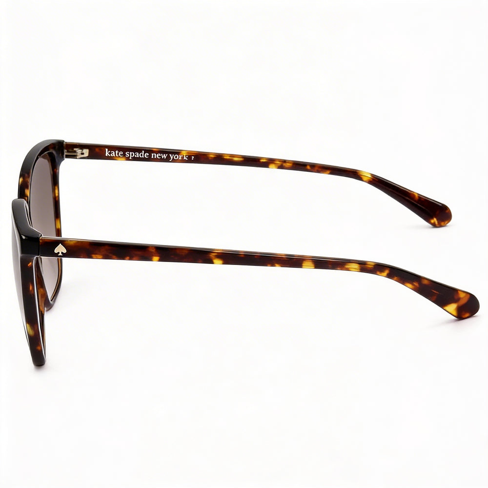 Kate Spade New York BRIGITTE/F/S Gafas de sol para mujer con montura ojo de gato de acetato, color marrón habano degradado, protección UV, 58 mm