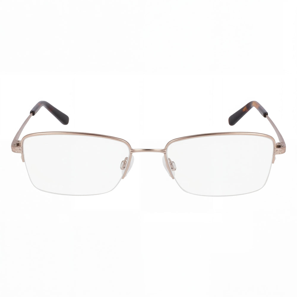 Montura de gafas unisex Flexon W3043 de acetato en color topo satinado, lentes de 54 mm, puente de 18 mm, patillas de 135 mm