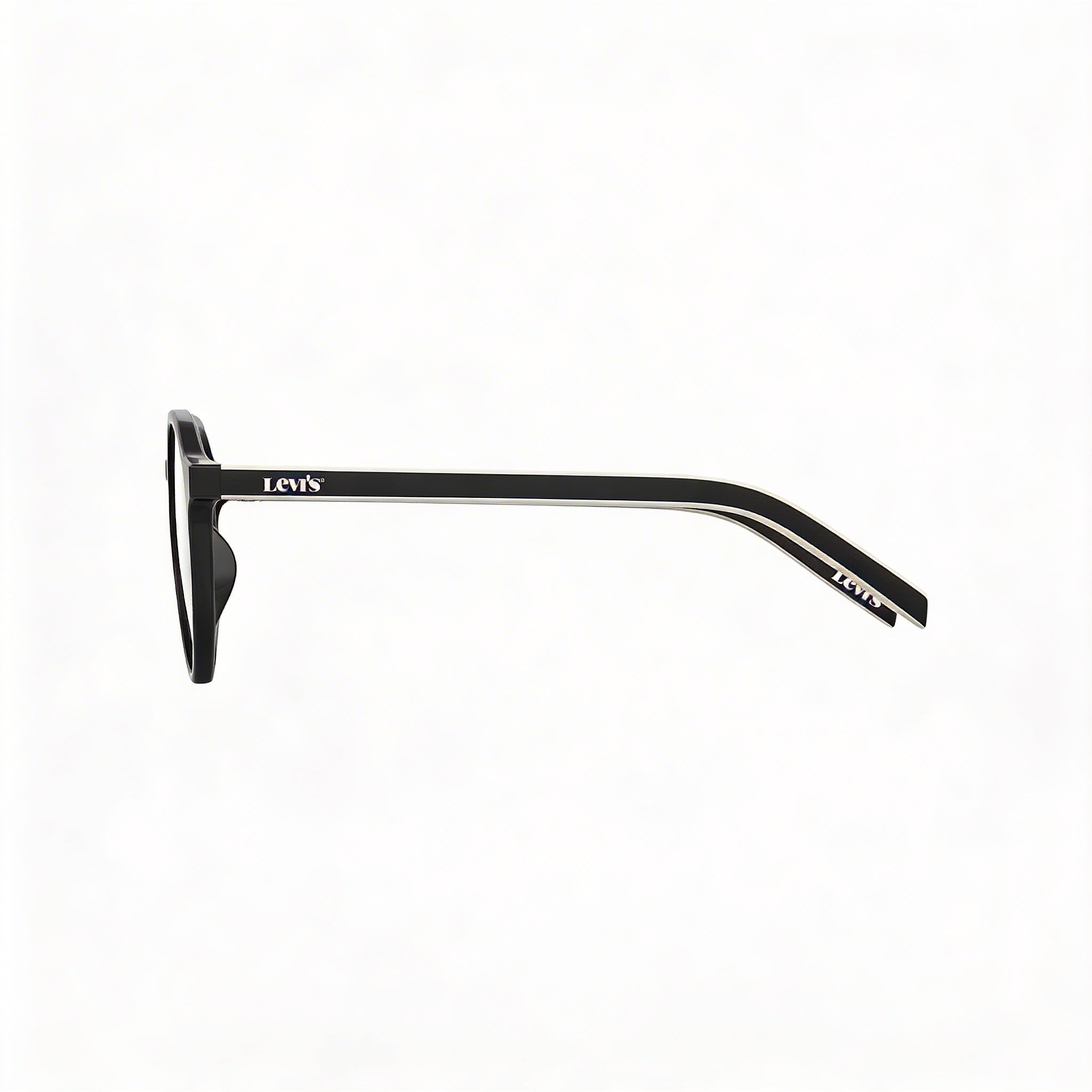 Gafas Ópticas de Hombre Levi's PANTHOS, Material de Montura ECO PMMA, Color de Montura Negro, Ancho de Lente 44.2mm, Photo 3