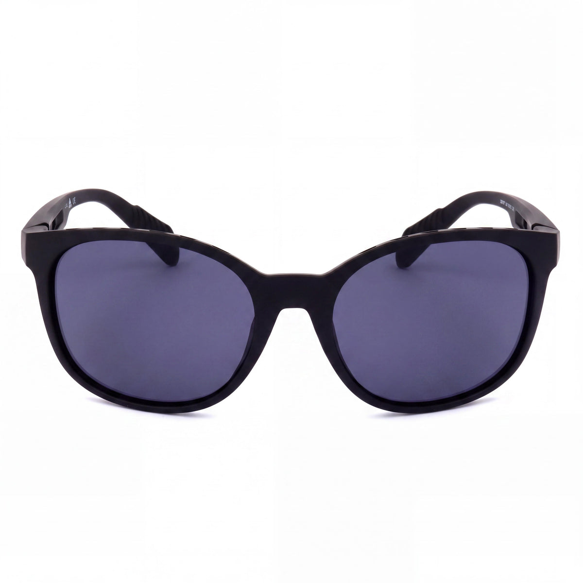 adidas Modern Unisex Sunglasses with UV Protection, Black Plastic Frame, Light Purple Grey Lenses, 58mm, Photo 2