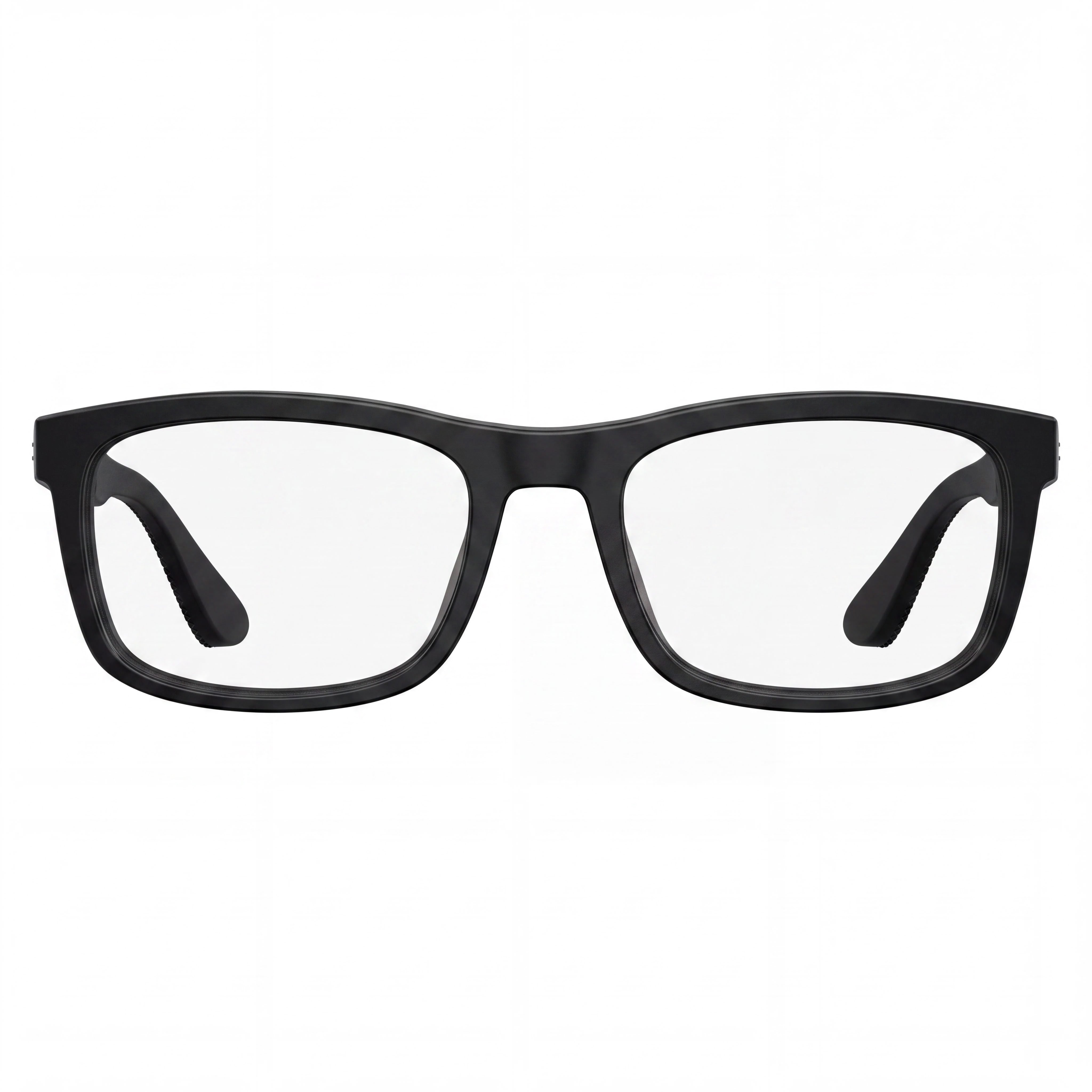 Tommy Hilfiger Th 1522 Men’s Black Rubber Frame Rectangular Clear Plastic Lens 54mm, Photo 2