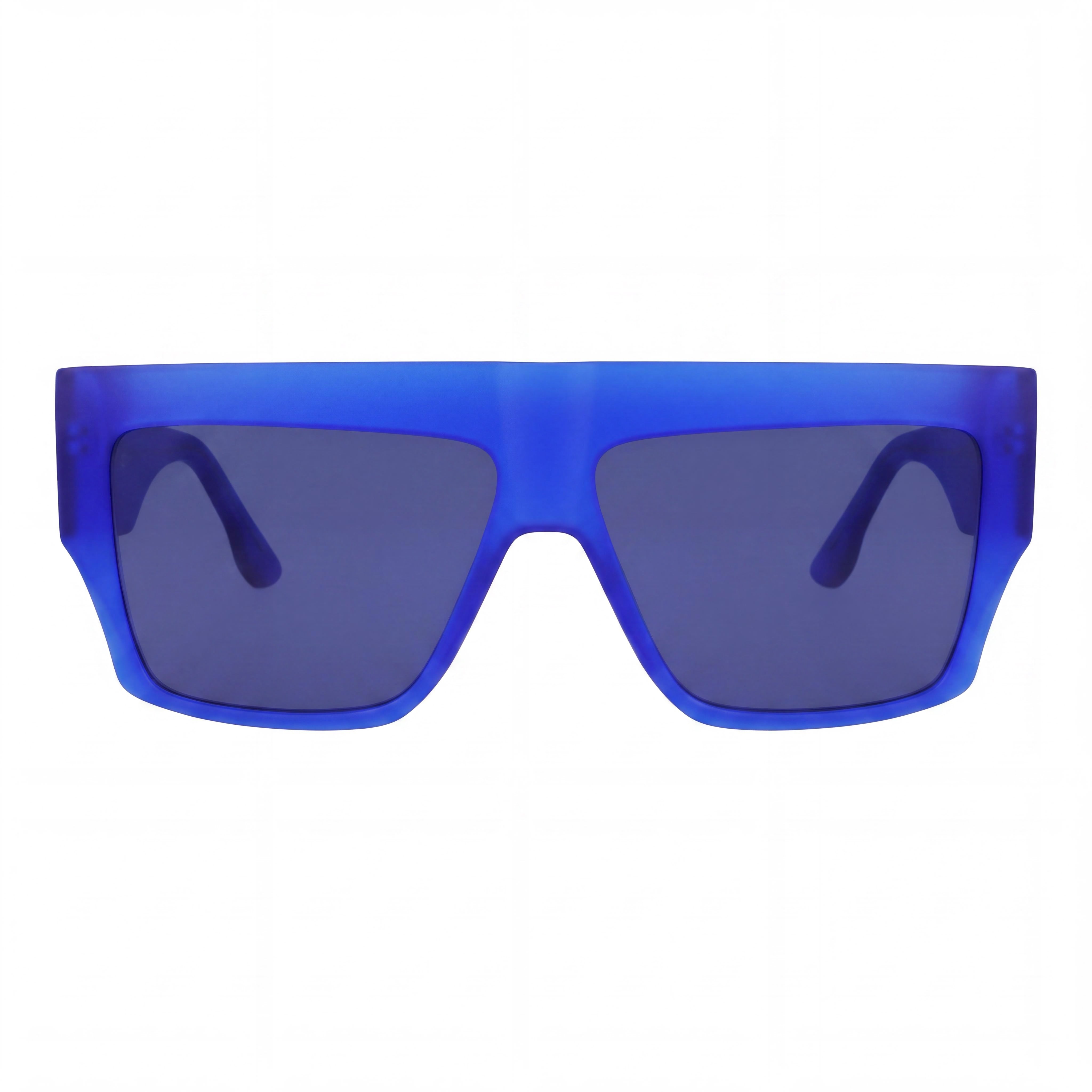 KARL LAGERFELD Klj6148s Unisex Injected Frame Sunglasses, Matte Electric Blue, 57mm, UV Protected, Photo 2
