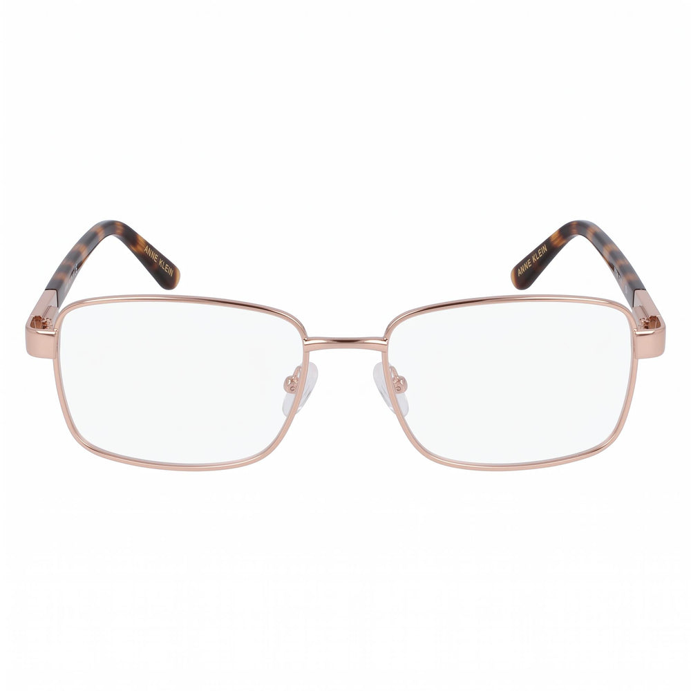 Anne Klein Classic Men’s Rose Gold Acetate Frame Eyeglasses with Multicolor Polycarbonate Lenses 53-15-140mm