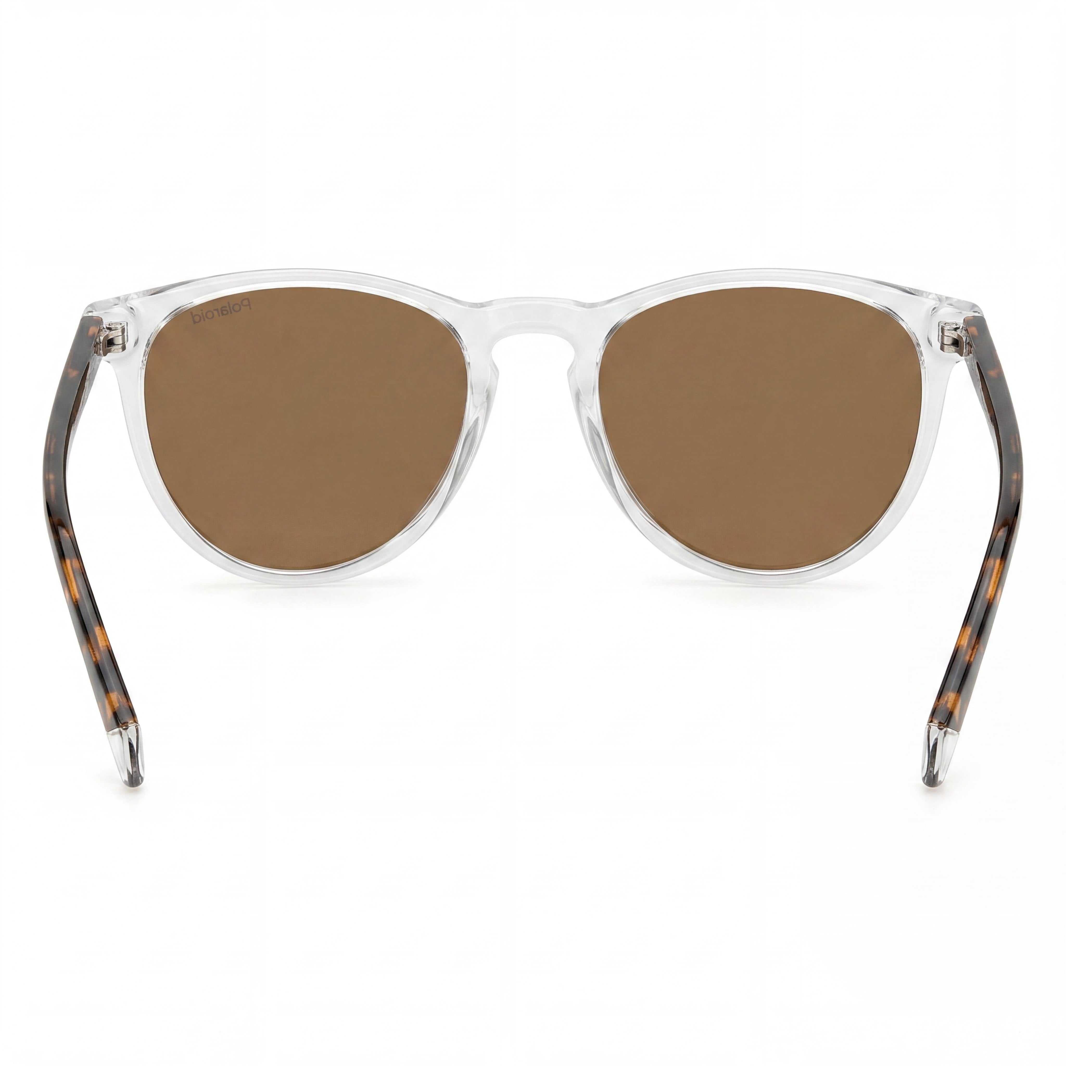 Polaroid Essential Women's Crystal Gold Polycarbonate Frame Bronze Polarized UV Protection Sunglasses 54mm, Photo 2