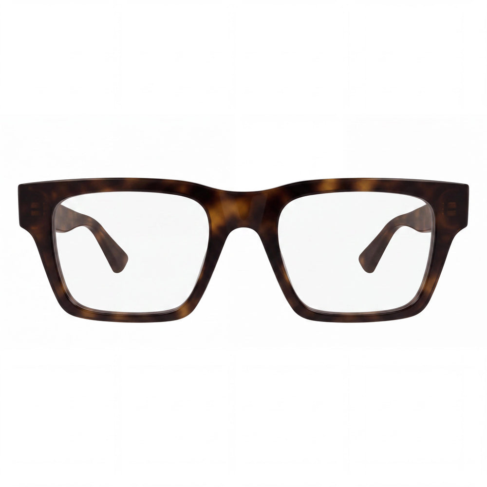 Gucci Classic Unisex Acetate Havana Transparent 53mm Eyewear
