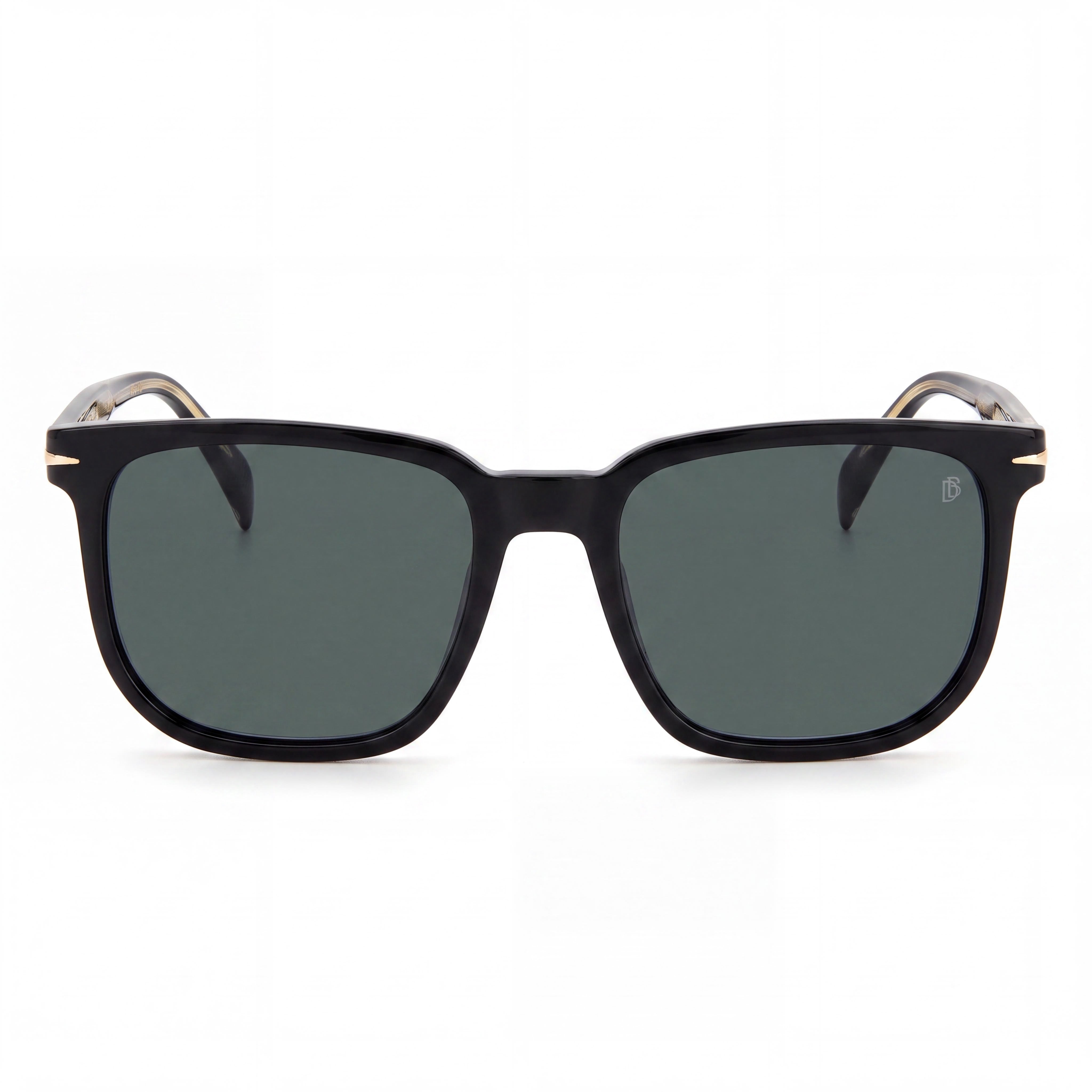 Gafas de sol David Beckham DB 1076/S clásicas de acetato para hombre, montura blanca y negra con protección UV, 54 mm, Photo 2