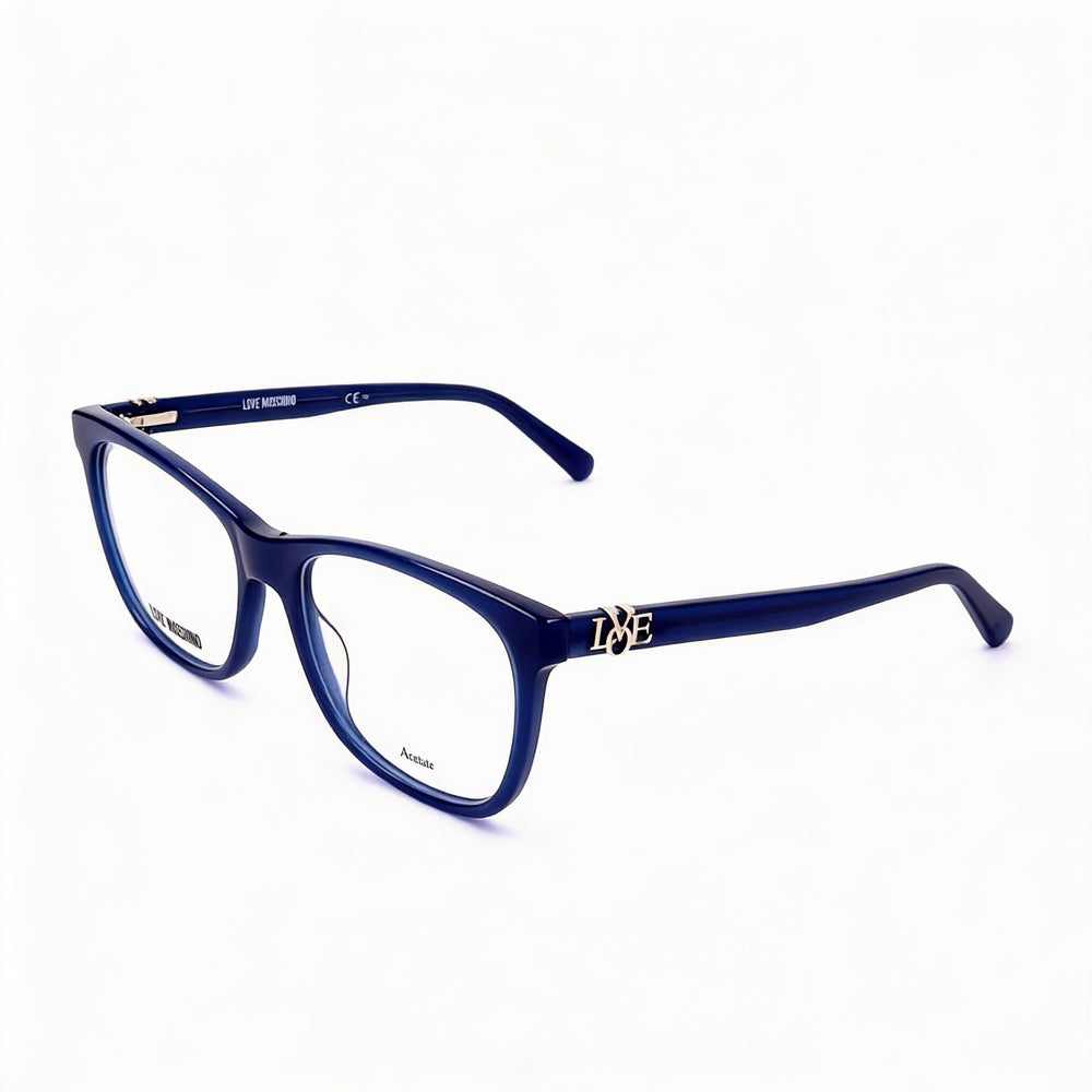 Gafas Moschino para mujer, con montura de plástico de acetato multicolor, talla 52 mm