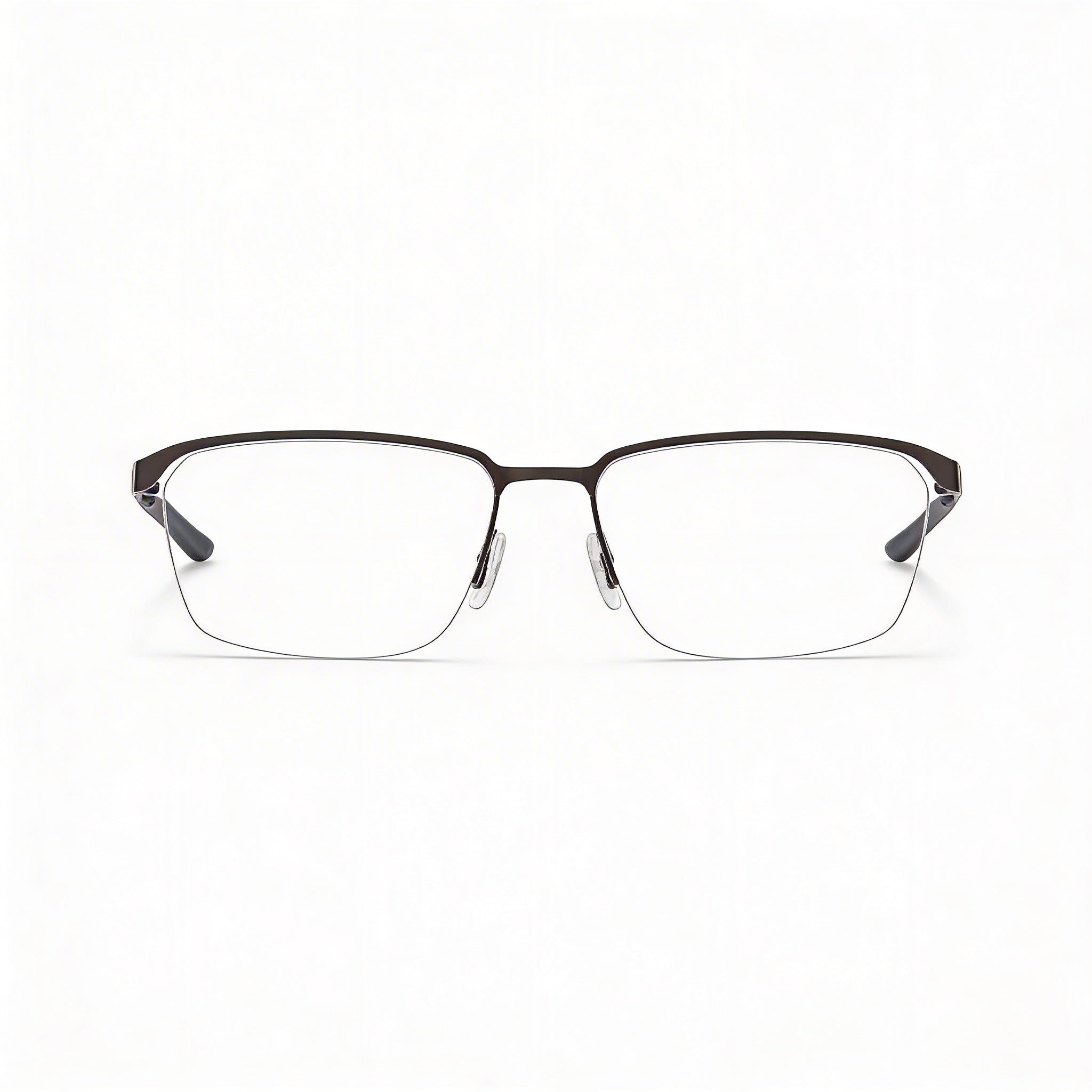 Gafas de ver rectangulares Under Armour negras para hombre, acero aleado 56 mm, Photo 3