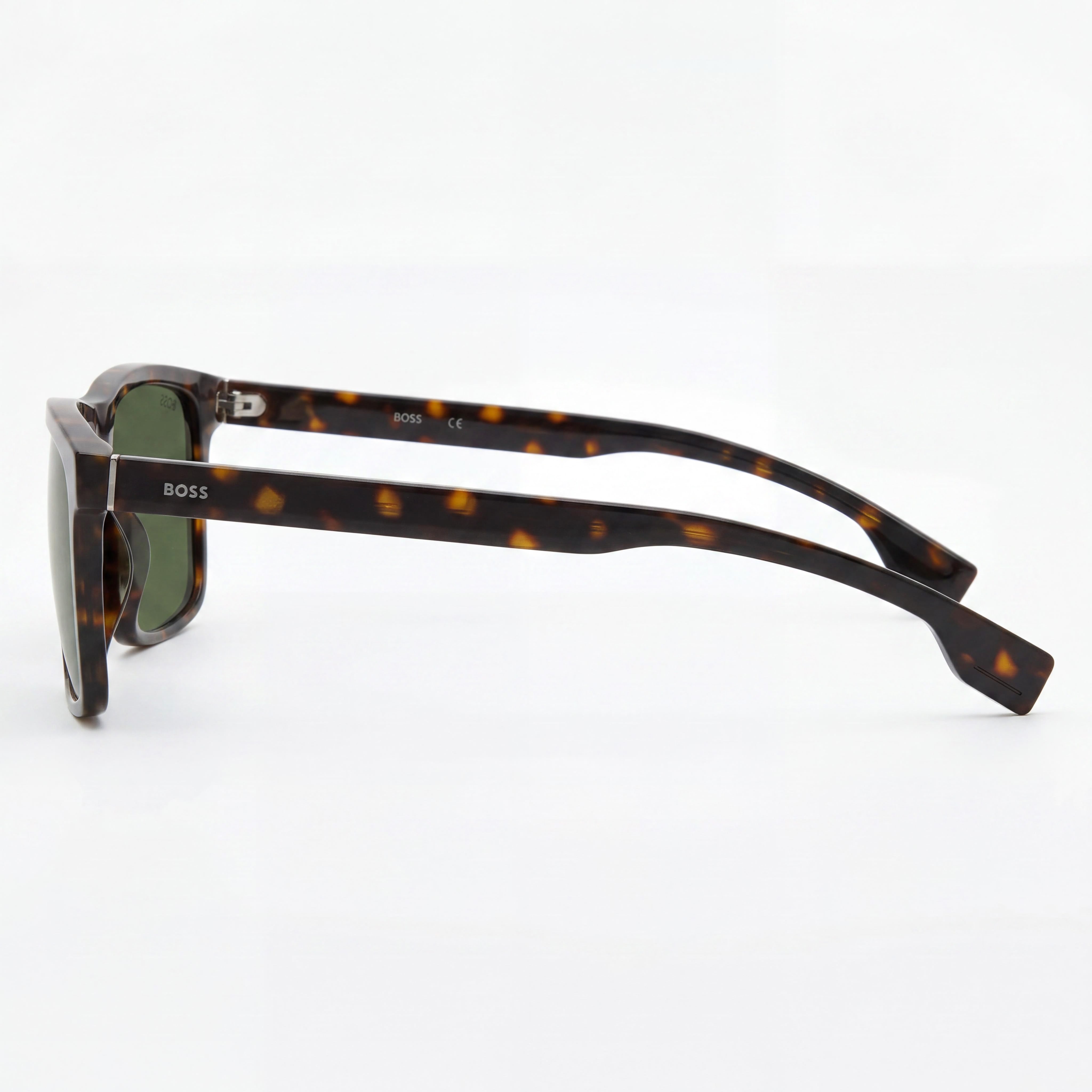 BOSS by Hugo Boss Men's Boss 1036/S Plastic Frame Dark Havana Green UV Protection Non-Polarized Eyewear 58mm, Photo 3